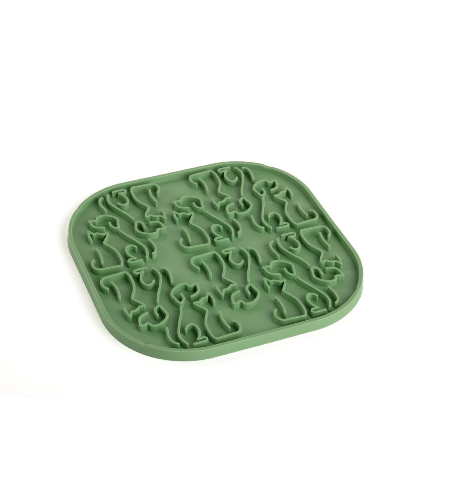 Buy Bonameco Slip Mat for Dogs & Cats - Lick Mat for Healthy Digestion Anti-Slip Easy to Clean Large Green - International Shipping Available - Buy Online on GoSupps.com