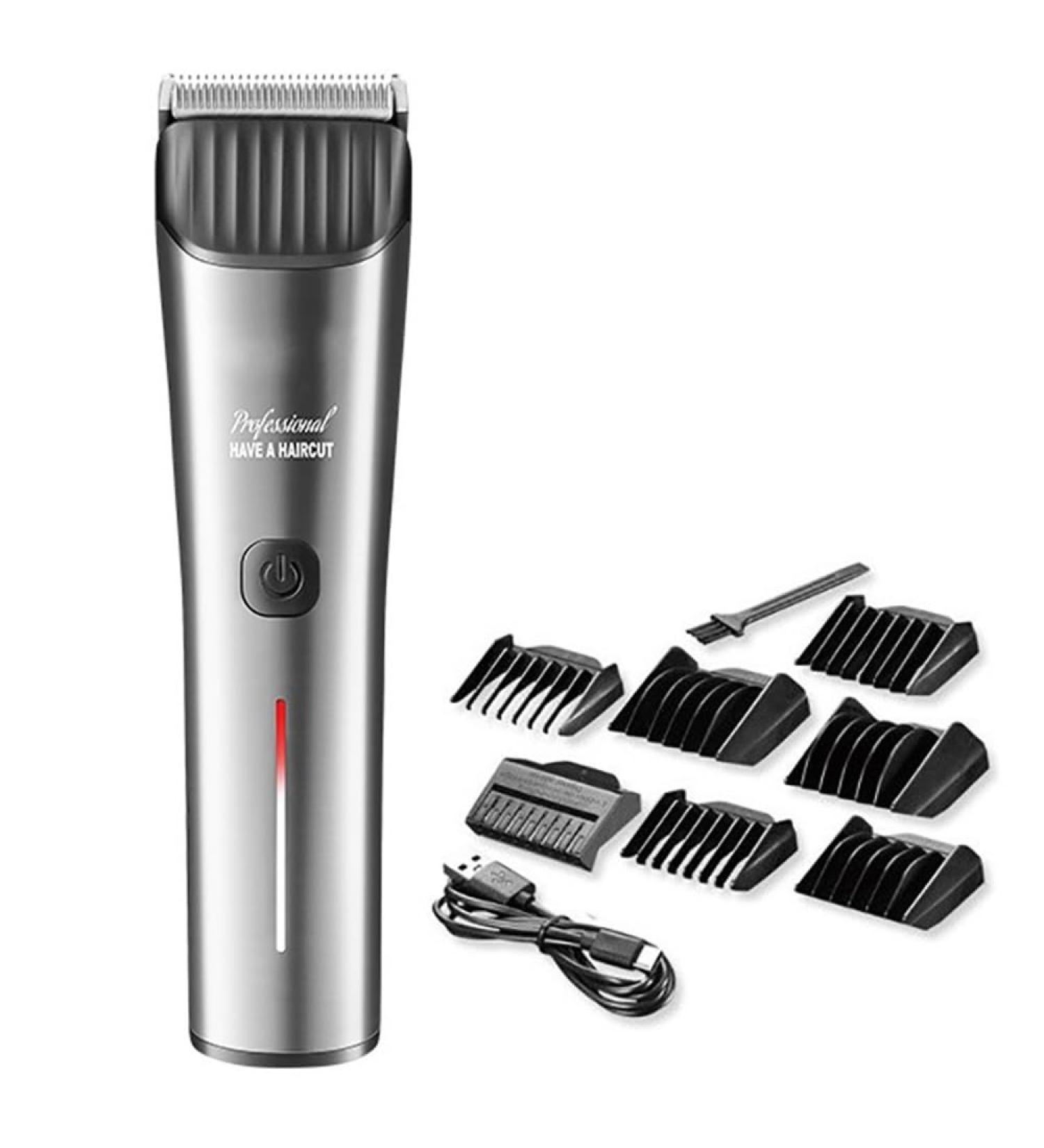 Professional Stainless Steel Hair Clippers for Men - Rechargeable Electric Hair Trimmer & Beard Clipper - Buy Online on GoSupps.com