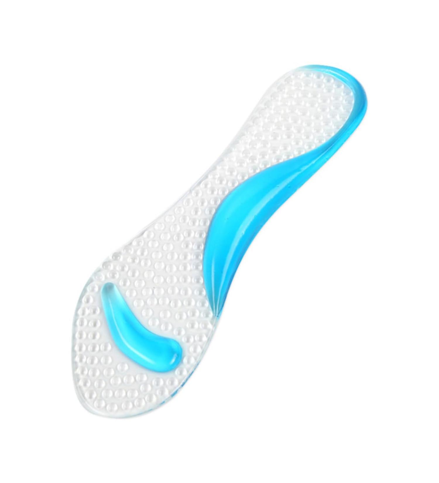 Mobestech Gel Pads for High Heels - Cushioned Arch Support & Orthopedic Insoles for Ultimate Comfort - Blue Medium Size - Buy Online on GoSupps.com