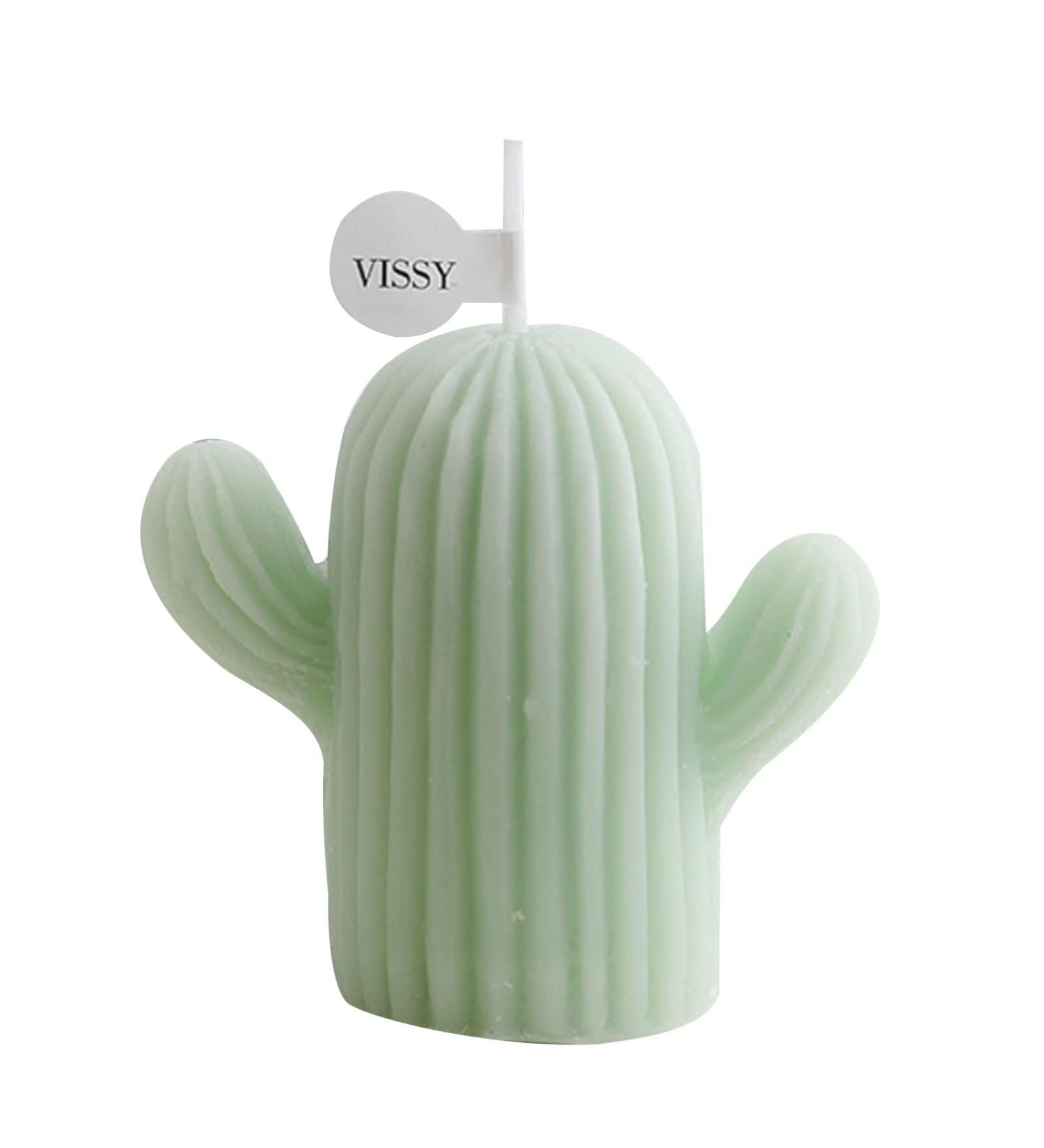 Small Cactus Candle - Scented Wax Aromatherapy for Home & Office | Perfect Succulent Decoration for Weddings & Parties - Buy Online on GoSupps.com