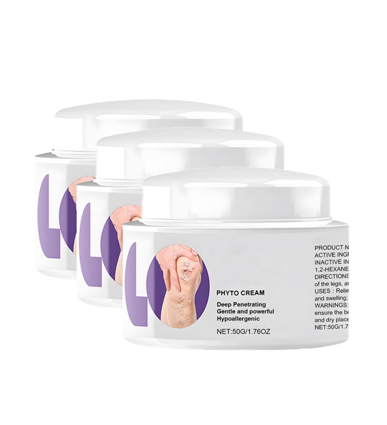 Cr me Professionnelle Pour Le Traitement Des Jambes Cr me Contre Les Varices Pour Les Jambes Pommade De Soin Formule P n trante En Profondeur Absorption Rapide Et Non Collante (3PCS) - Buy Online on GoSupps.com