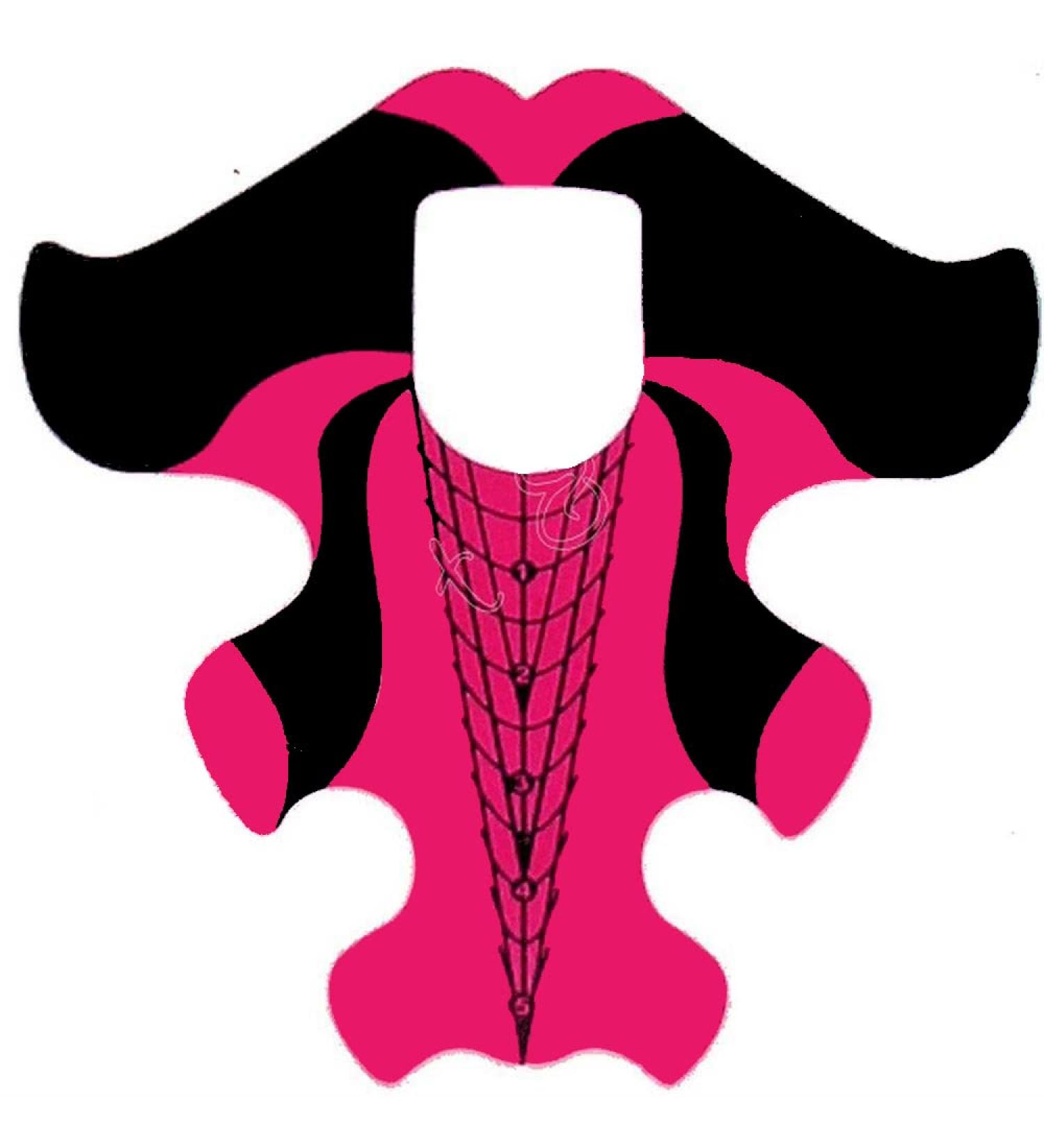 Buy 20 XXL Stiletto Modelling Stencils for Perfect Nail Art | International Shipping Available - Buy Online on GoSupps.com