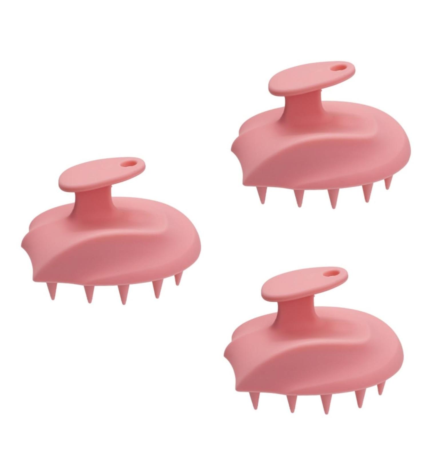 Healvian Silicone Shampoo Brush | Handy Head Massager for Scalp & Hair Care | Best Hairbrush for Deep Clean & Relaxation - Buy Online on GoSupps.com