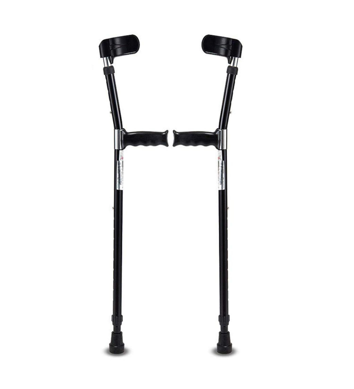 GagalU Lightweight Adult Forearm Crutches Portable Medical Arm Cuff Crutch Height Adjustable Aluminum Alloy Elbow Walker Ergonomic Design - Buy Online on GoSupps.com