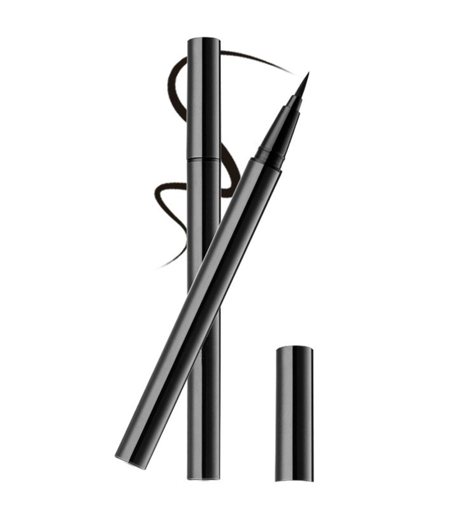 Waterproof Eyeliner Liquid Waterproof Eyeliner Liquid - Long-Lasting Eyeliner Pencil Liquid Eye Liner for Women Girls and Makeup Artists Uaxiu Black (Cotton Head) - Buy Online on GoSupps.com