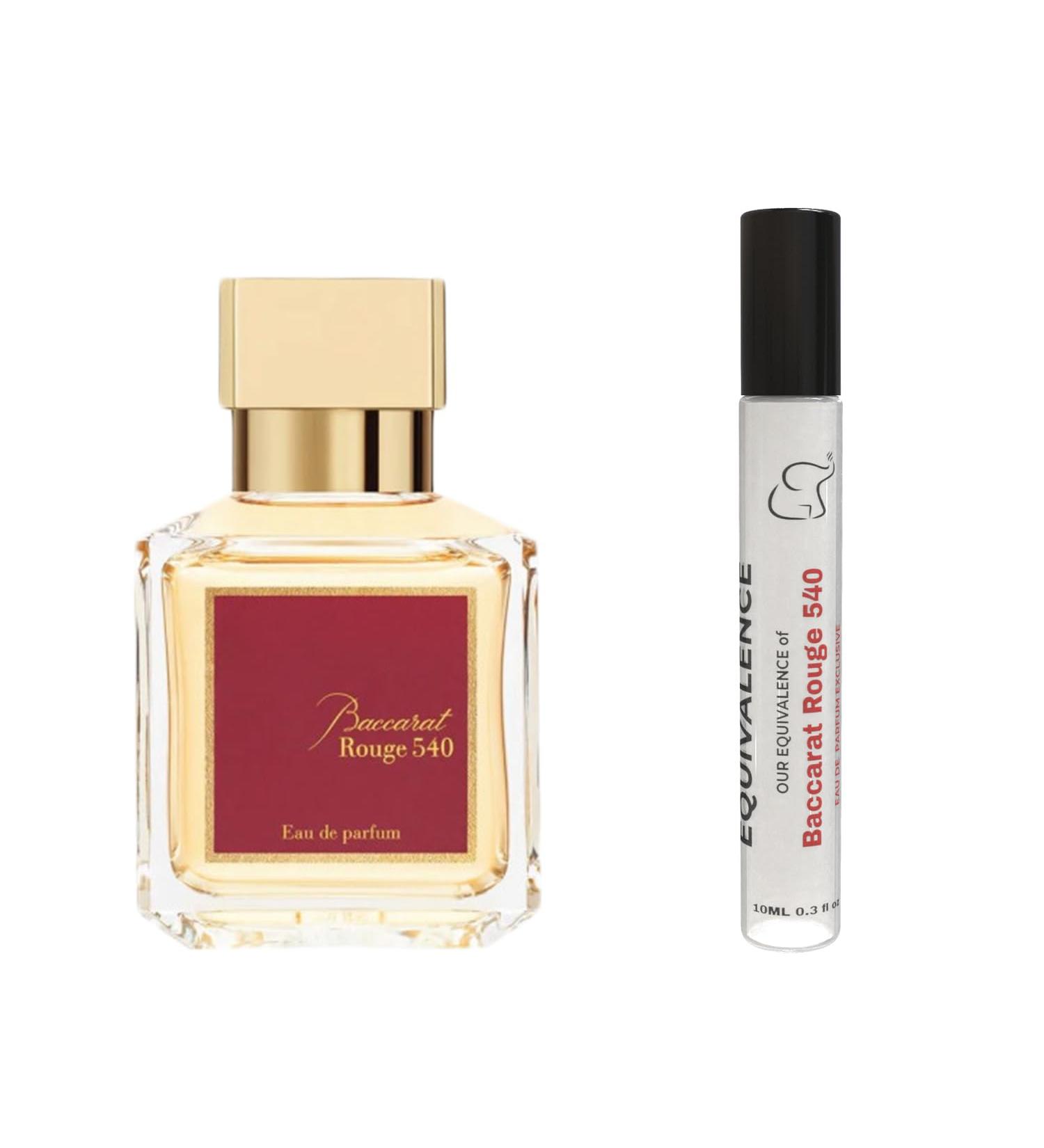 EQUIVALENCE of Baccarat (Baccarat 540 EAU de Perfume) bottle 10ml - large bottle not included Baccarat Rouge 540 EAU de Perfume - Buy Online on GoSupps.com