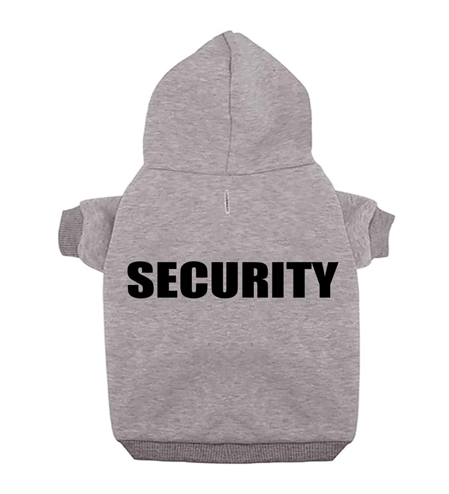 Izefia Dog Hooded Sweater - Warm Cotton Jacket for Small & Medium Dogs | Cozy Gray Pet Clothing - Buy Online on GoSupps.com