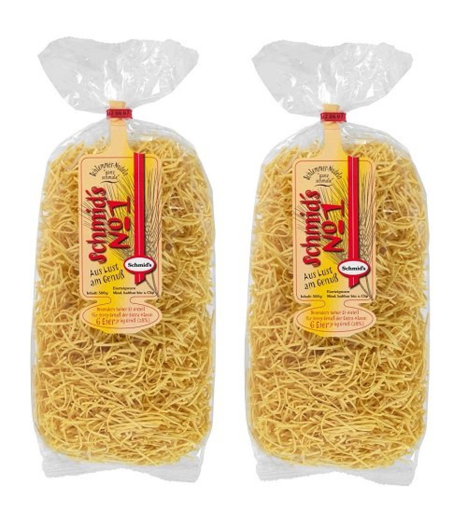 Schmid's Schmids No1 2 x ribbon noodles very small 2 mm 500 g excellent in taste and savory in bite