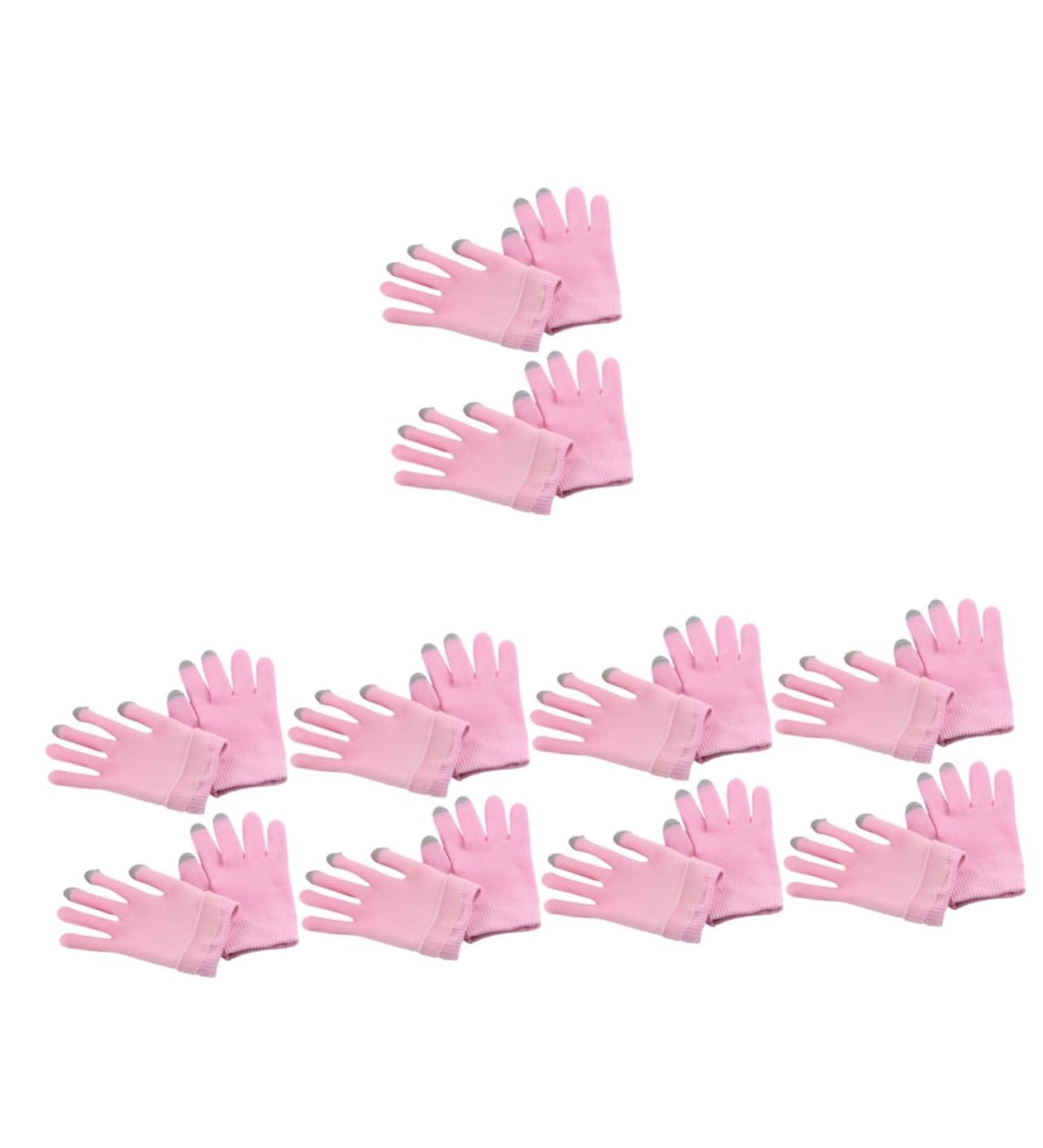 minkissy 10 Pairs Moisturizing Gloves Grooming Glove Dry Hands Spa Gloves Overnight Hand Moisturizer Gloves Cracked Hands Repair Touchscreen Gloves Mittens Skin Care Cotton Miss - Buy Online on GoSupps.com