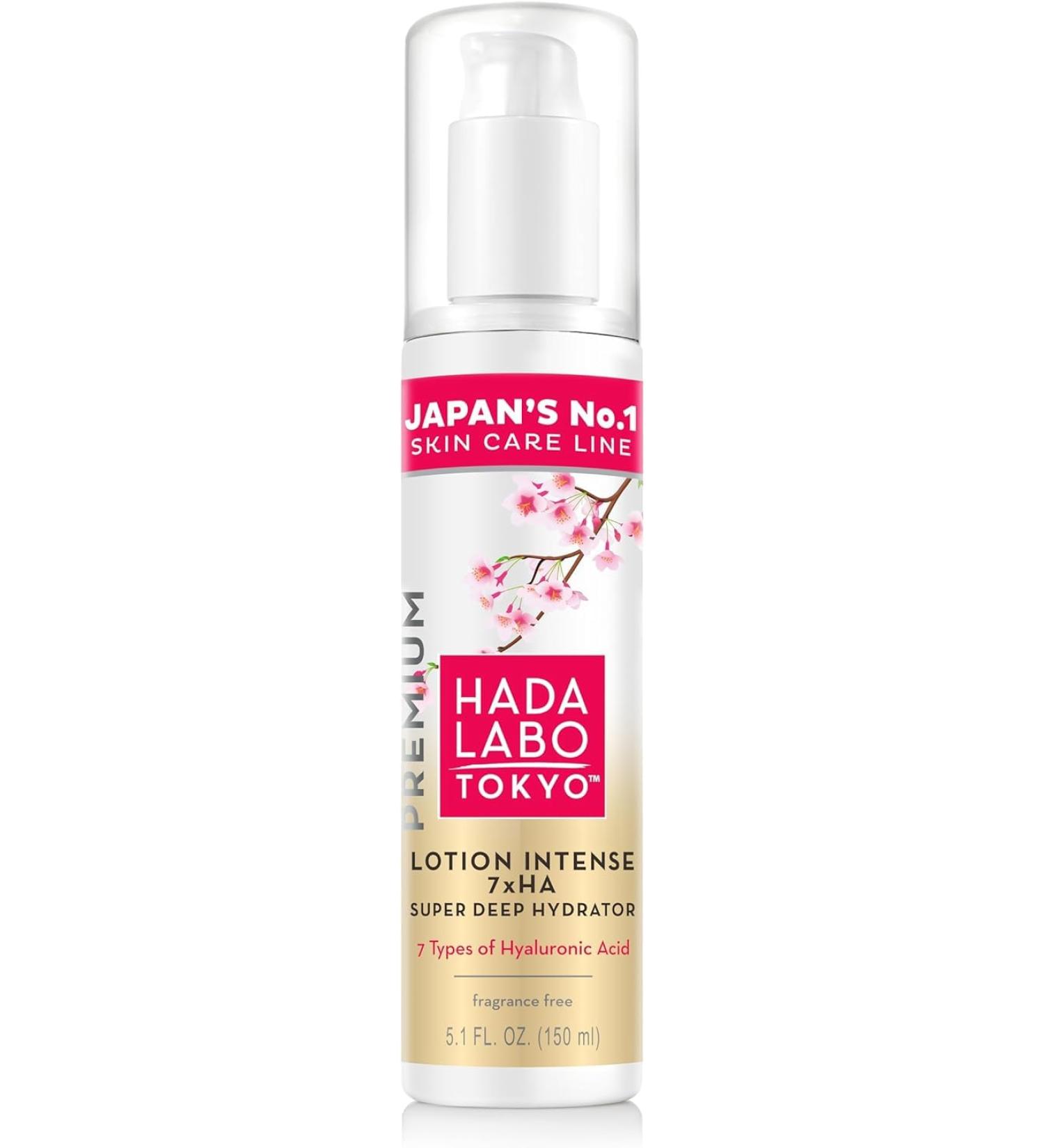 Hada Labo Tokyo Women's Face Lotion with 5 Types of Hyaluronic Acid 150ml - Women's Face Lotion - Effective Face Lotion for All Skin Types - Buy Online on GoSupps.com