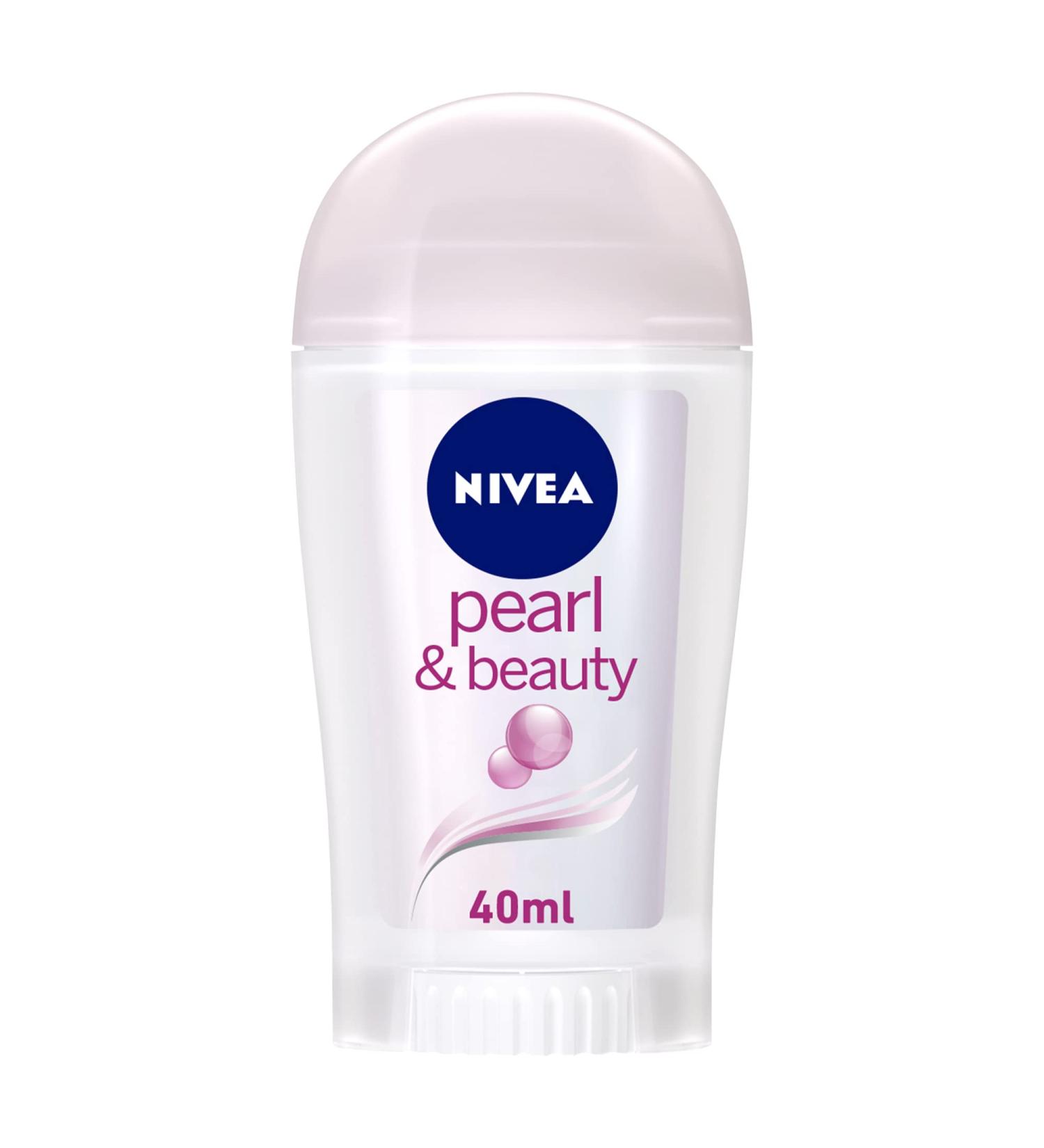 Nivea Pearl & Beauty Anti-Perspirant Stick 48h 40ml/1.3oz - Long-lasting Protection - Buy Online on GoSupps.com