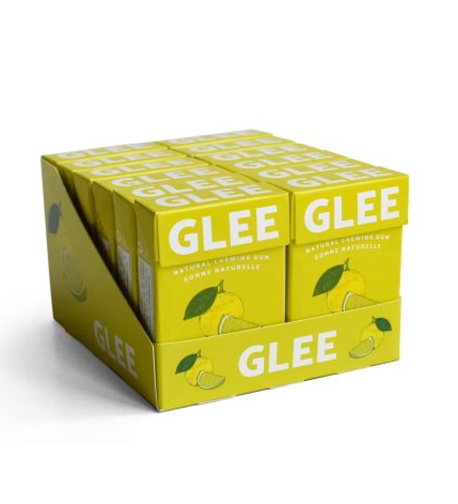 Glee Gum Xylitol-Sweetened Sugar-Free Lemon-Lime Natural Chewing Gum 240g (Pack of 12) - Buy Online on GoSupps.com