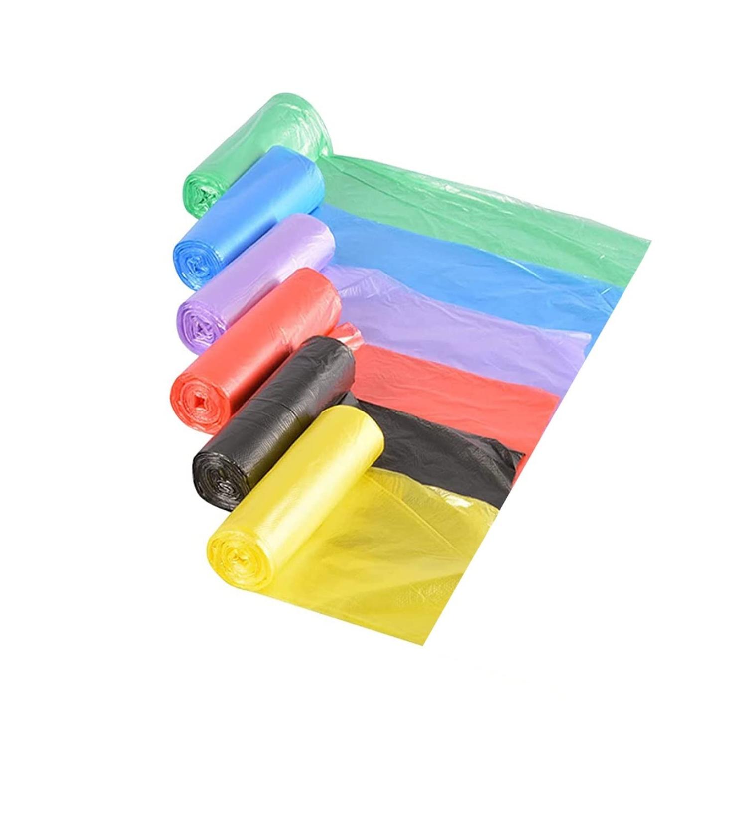 Trash Bags Colour Bin Liners Unscented Trash Bags Suitabl for Bathroom Living Room Kitchen Office Multicolor 6 Rolls 120 Counts - Buy Online on GoSupps.com