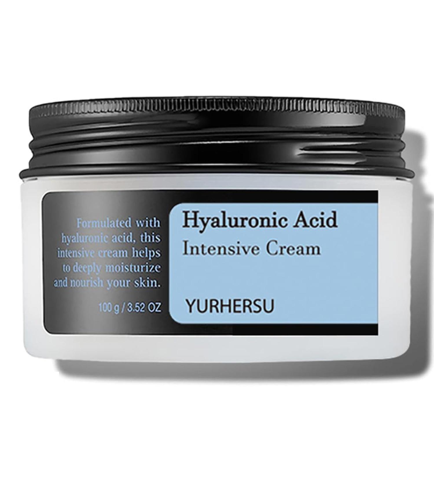 Hyaluronic Acid Face Cream | Fast Absorption Anti-Wrinkle Hydrating & Firming | Long-Lasting Moisturizer for Smooth Elastic Skin - Buy Online on GoSupps.com