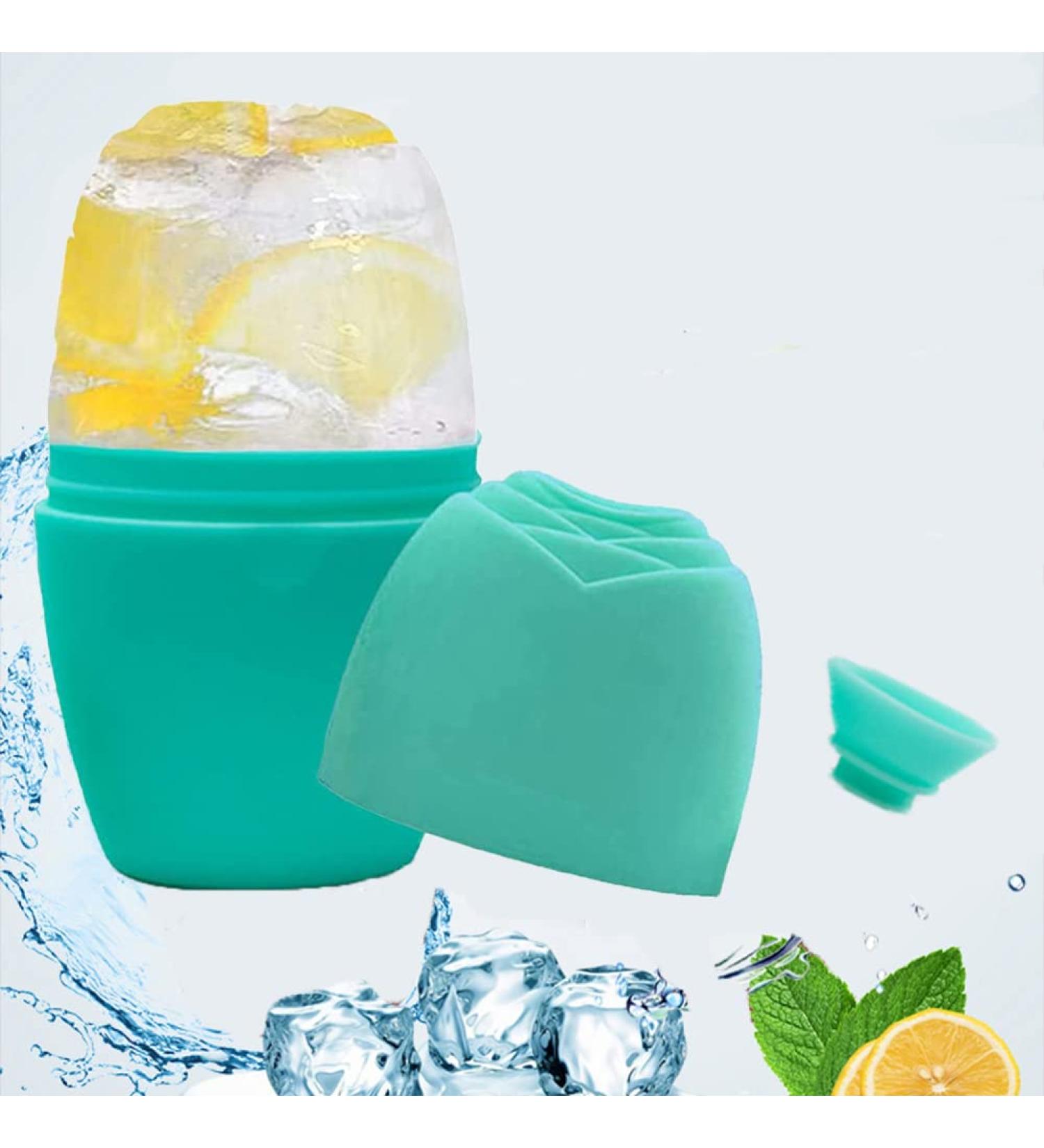 Ice Face Roller Ice Roller for Face and Eyes Face Ice Roller for Eye Puffiness Brighten & Tighten Skin Icing The Skin Remove Fine Lines Shrink Pores Enhance Skin Elasticit - Black (Green) - Buy Online on GoSupps.com