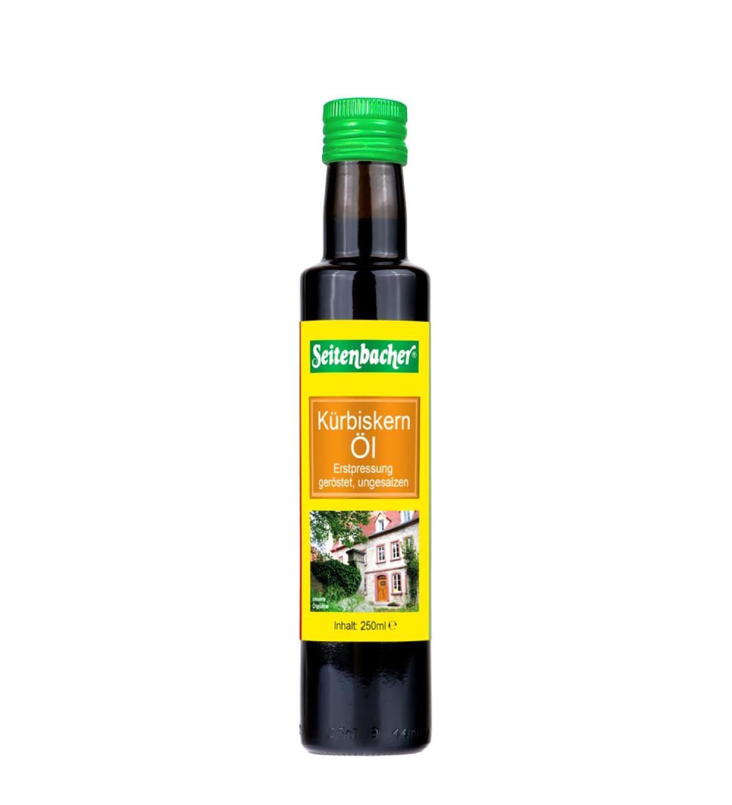  Seitenbacher Seitenbacher Pure virgin organic pumpkin seed oil cold pressed/1 press 1 pack (1 x 250g) - Buy Online on GoSupps.com