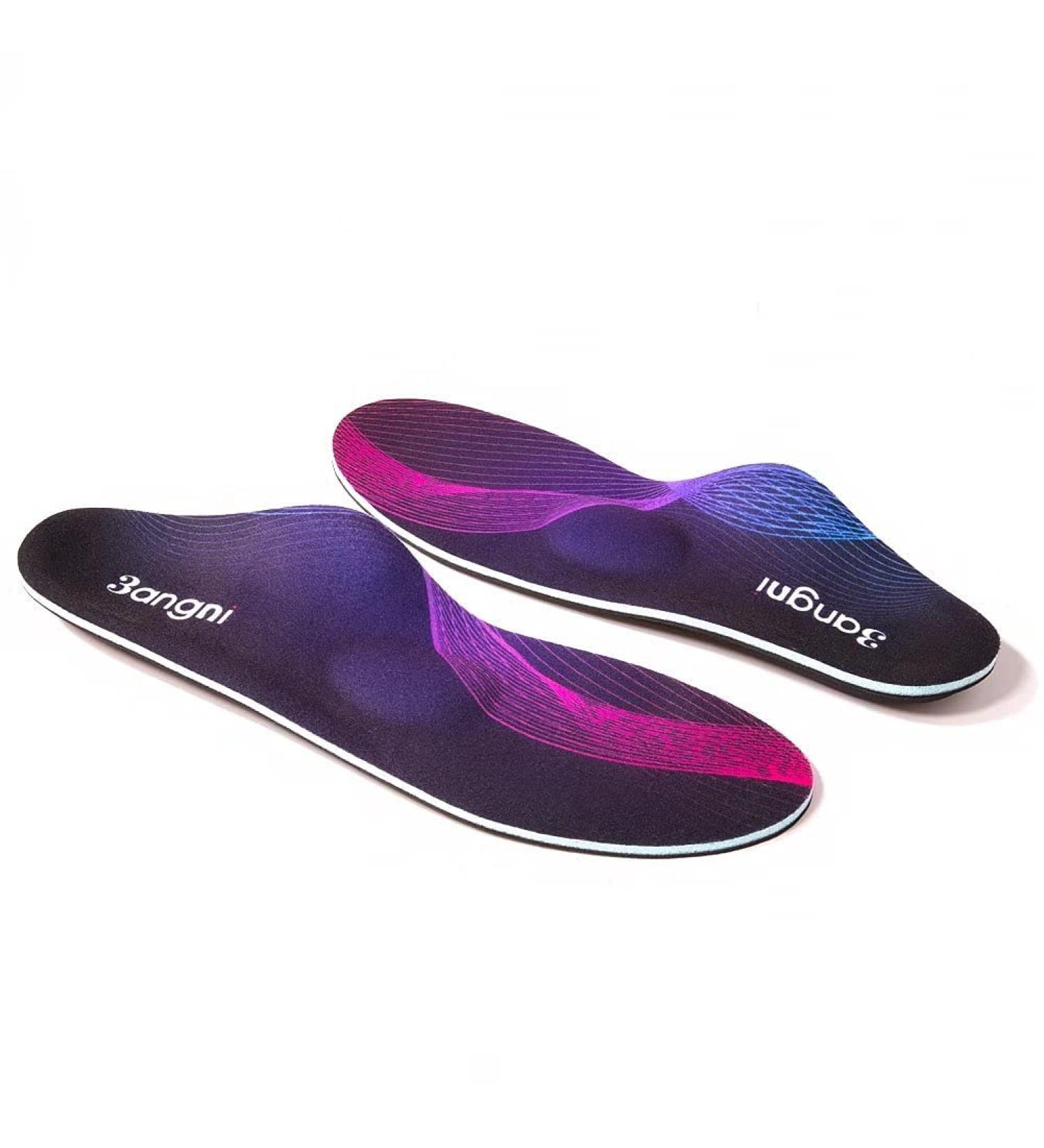 3angni Orthopedic Insoles for Flat Feet | Comfortable Inserts for Heel Spurs & Plantar Fasciitis | EU Size 43-44 (280mm) | Unisex Foot Support - Buy Online on GoSupps.com
