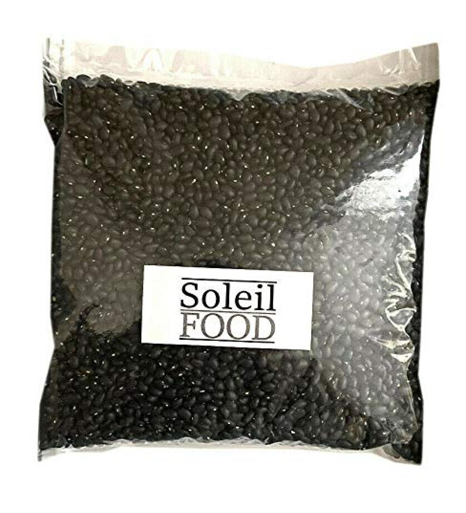 2 kg black beans dried legumes GMO free finest quality Soleilfood
