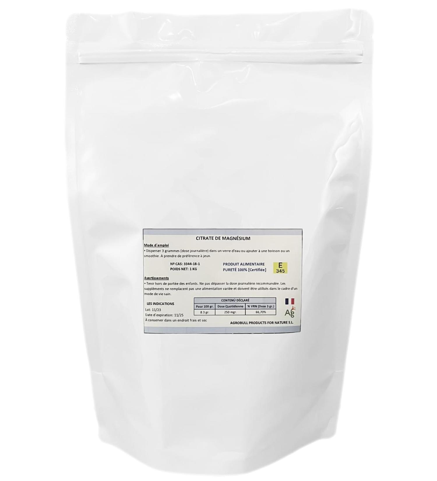 | Magnesium Citrate powder 1 kg | - Buy Online on GoSupps.com