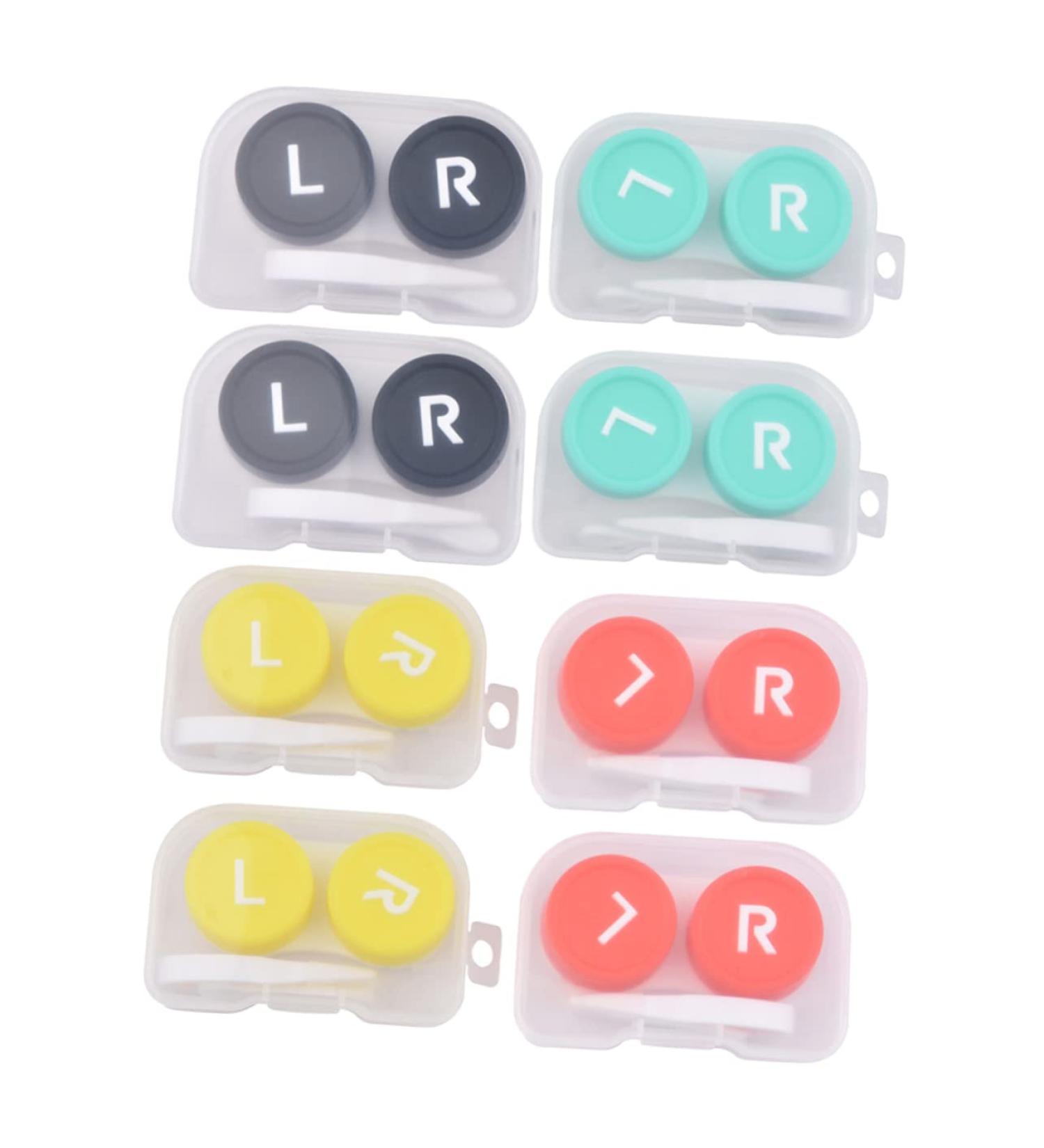 Homsfou 8er Box Tweezers - Travel Case for Contact Lens Removal & Storage | Easy Adjust Lens Holder Tool - Buy Online on GoSupps.com