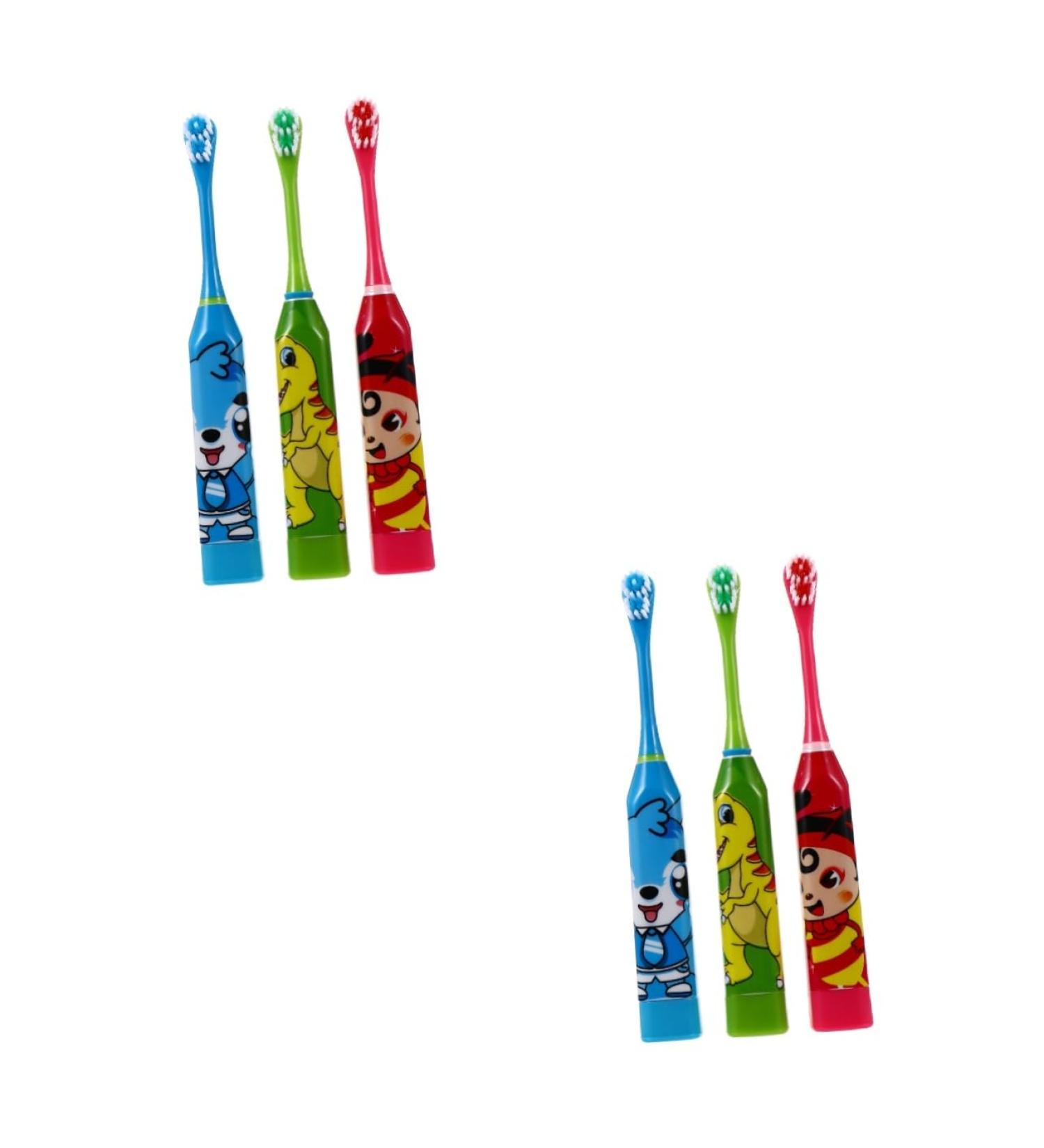 2 Sets Baby Electric Sonic Toothbrush - Safe Kids & Toddler Dental Care | International Shipping - Buy Online on GoSupps.com