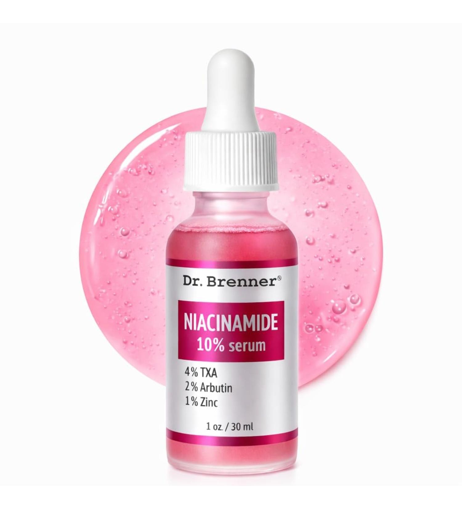 Niacinamide 10% + TXA 4% Serum Tranexamic Acid Dark Spot Corrector with Zinc 1% & Arbutin 2% - Brightening Serum for Hyperpigmentation Acne Scars Uneven Skin Tone Glass Skin - Buy Online on GoSupps.com