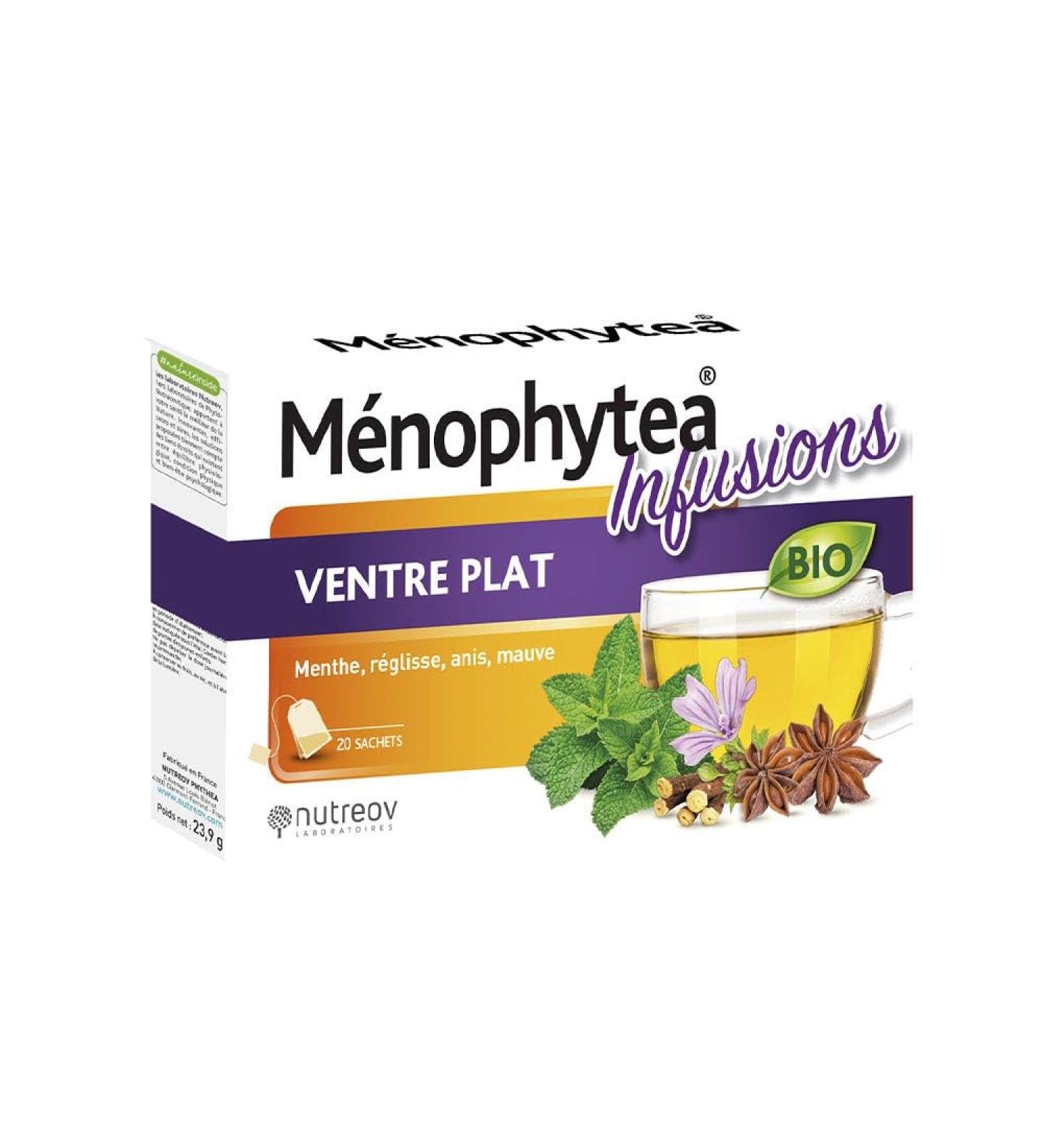 Nutreov Menophytea flat stomach organic infusion 20 sachets