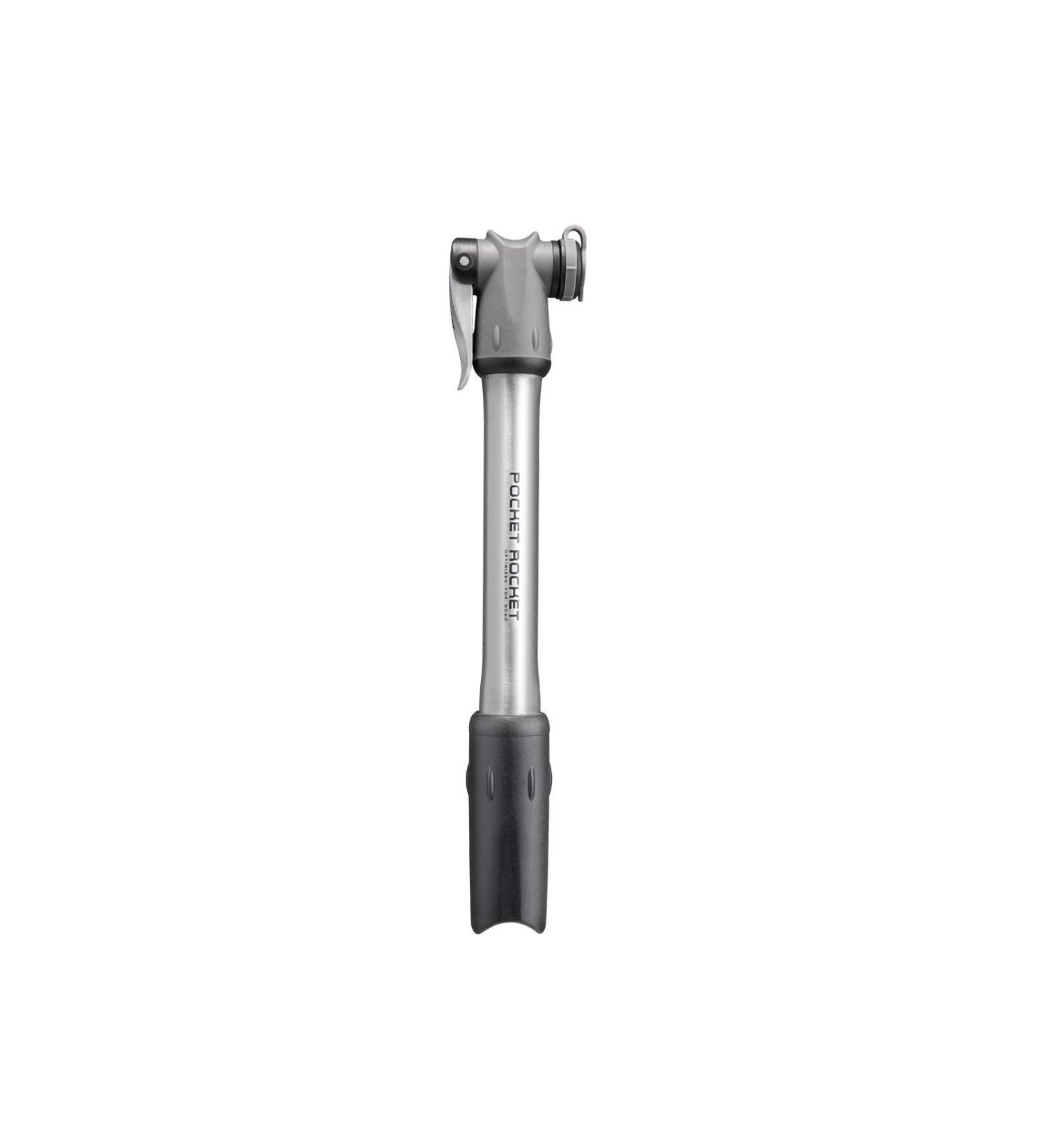 Topeak Pocket Rocket Master Blaster Bike Pump - Silver/Black | Compact Size 8.7 x 1.7 x 1.0 inches - Buy Online on GoSupps.com