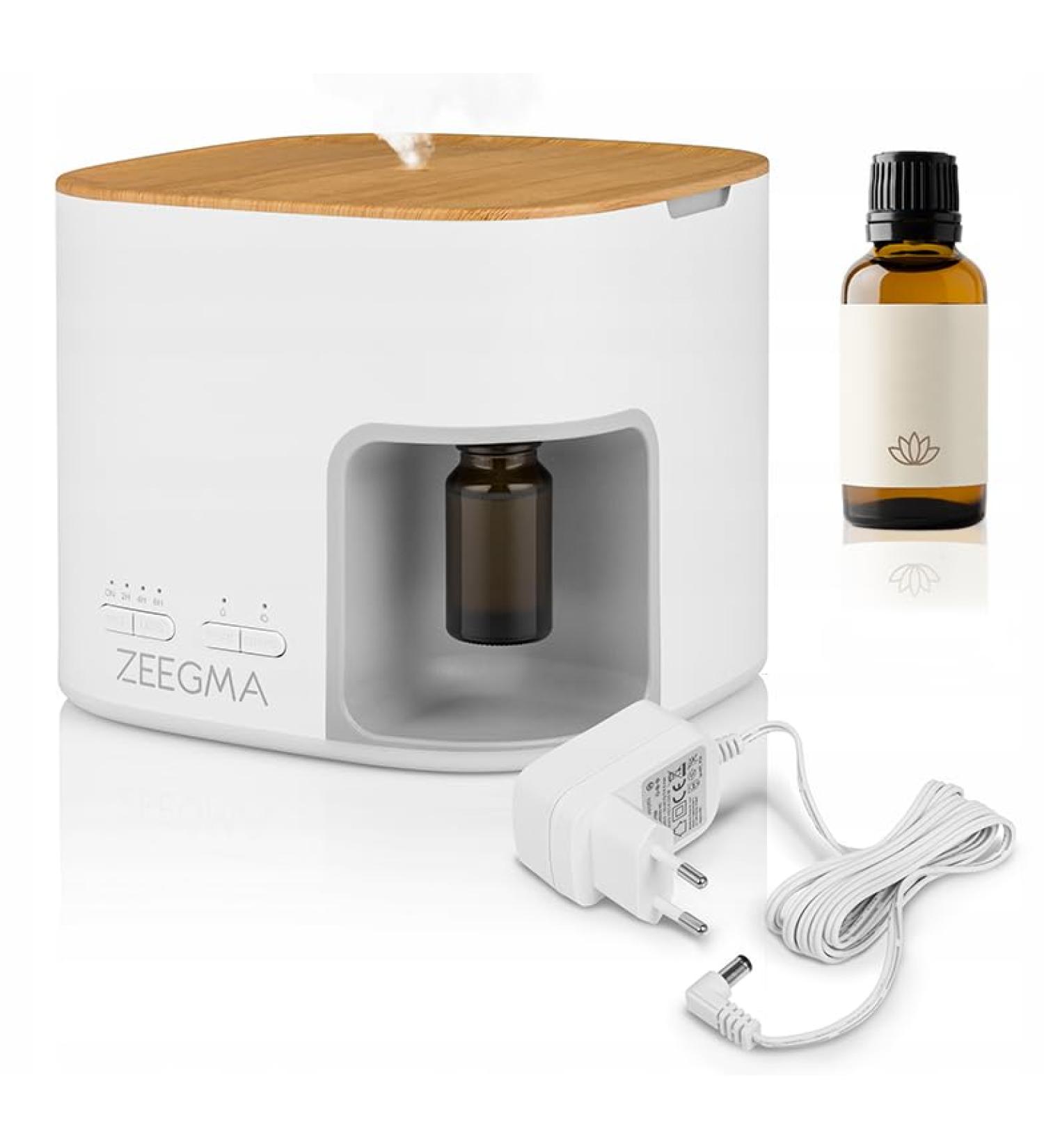 ZEEGMA Aroma Ultrasound Diffuser for Essential Oils - 500ml Humidifier & Aromatherapy Lamp 12W Performance 2 Intensity Modes Timer | International Shipping - Buy Online on GoSupps.com