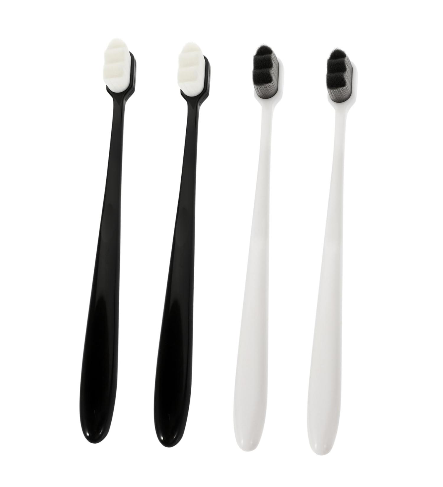 Frcolor 4-Pack Adult Toothbrush - Optimal Cleaning & Care for Healthy Teeth - Buy Online on GoSupps.com