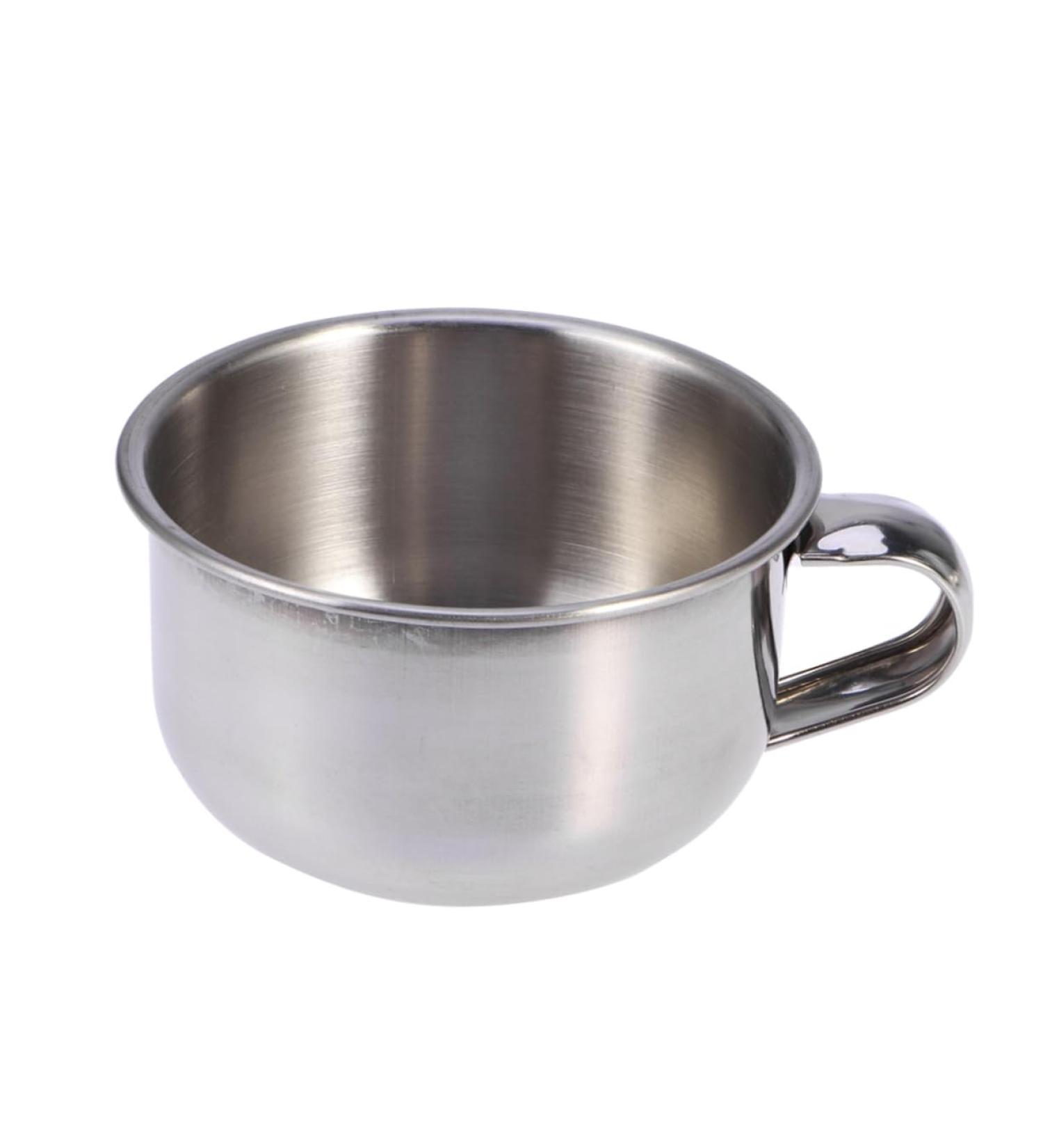 Beavorty Stainless Steel Headdress Fairy Razor Shell - Mini Shaving Bowl & Cup for Men | Soap & Lipstick Bag Included - Buy Online on GoSupps.com