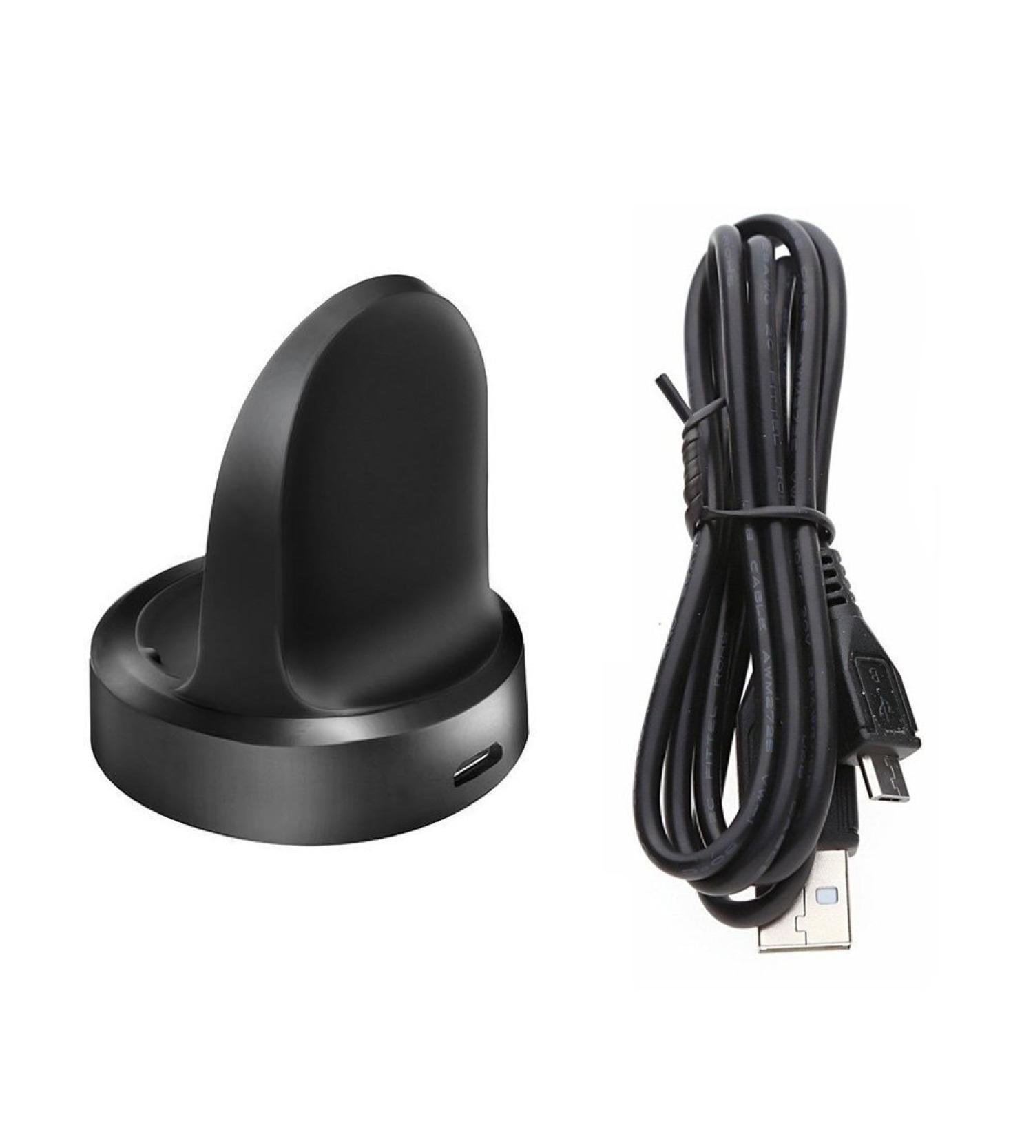 Emilydeals for Gear S3 Charger  Gear S3 Charging Cradle Dock for Samsung Gear S3 Classic/Frontier Smart Watch (Black) - Buy Online on GoSupps.com