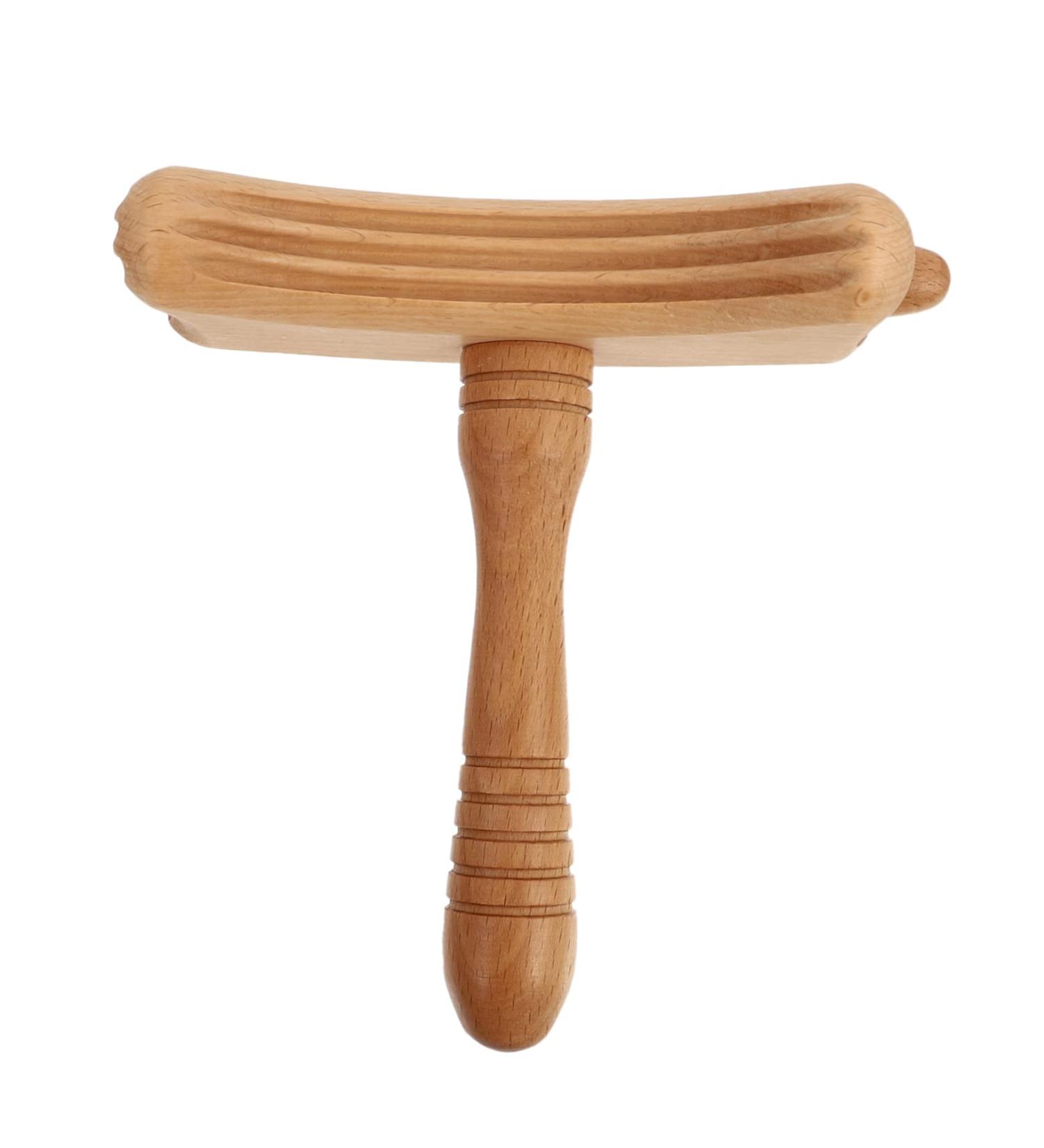 NOLITOY Natural Body Roller | Scraping Stick & Massage Tool | Beech Wood Back Massager for Trigger Points & Spa Therapy - Buy Online on GoSupps.com