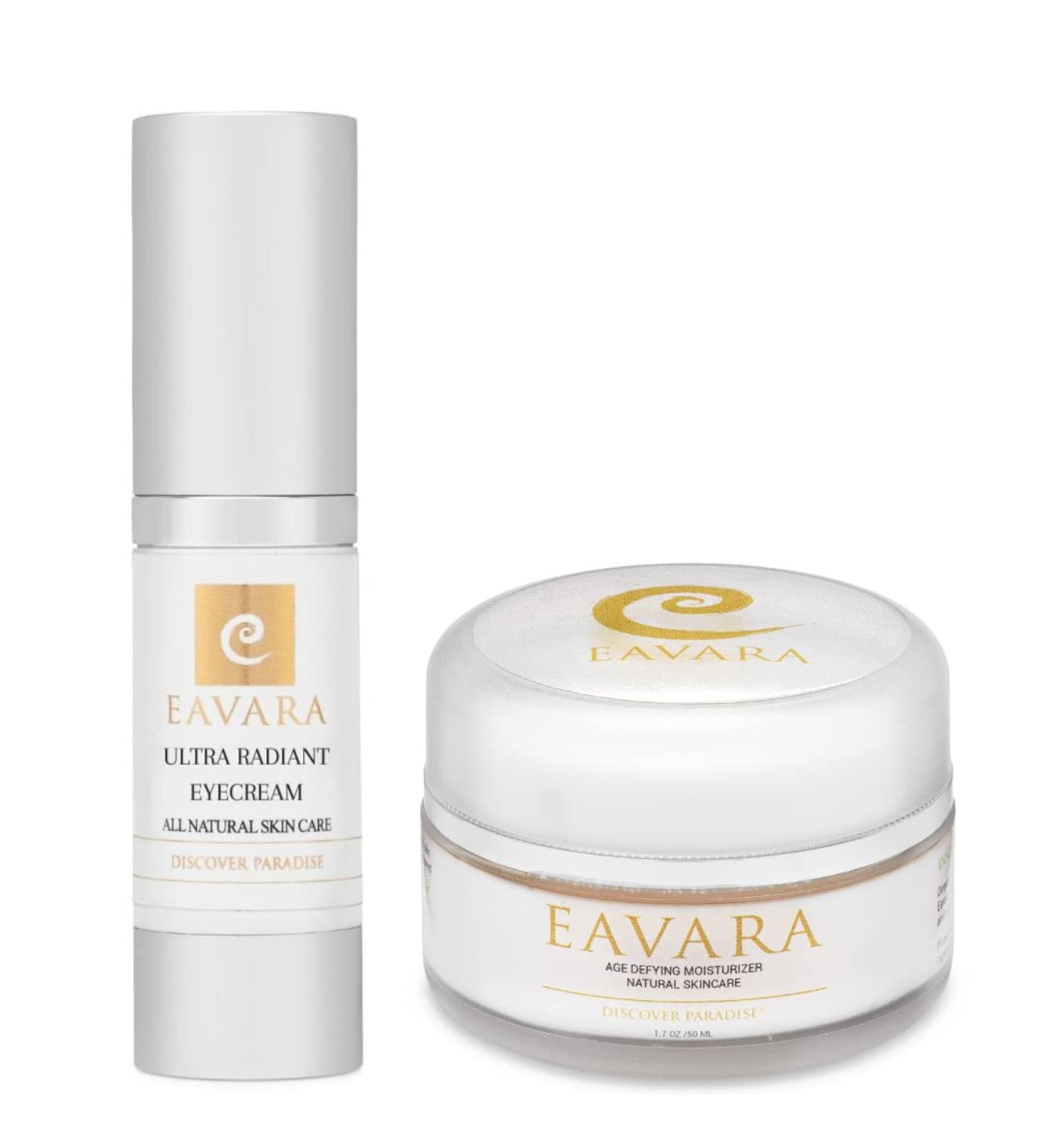 Organic Anti Aging Daily Moisturizer Cream and Anti Aging Eye Cream - Buy Online on GoSupps.com