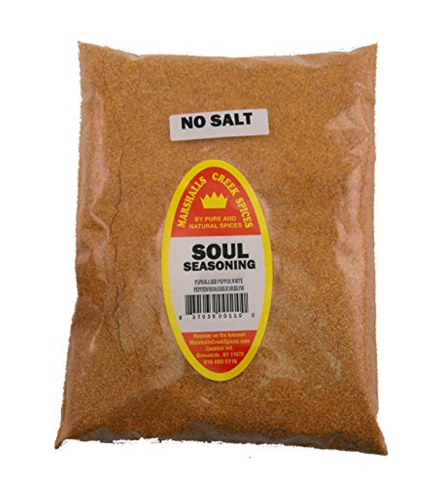 Marshalls Creek Spice Co. Soul No Salt Seasoning Refill Pouch, 11 Ounce