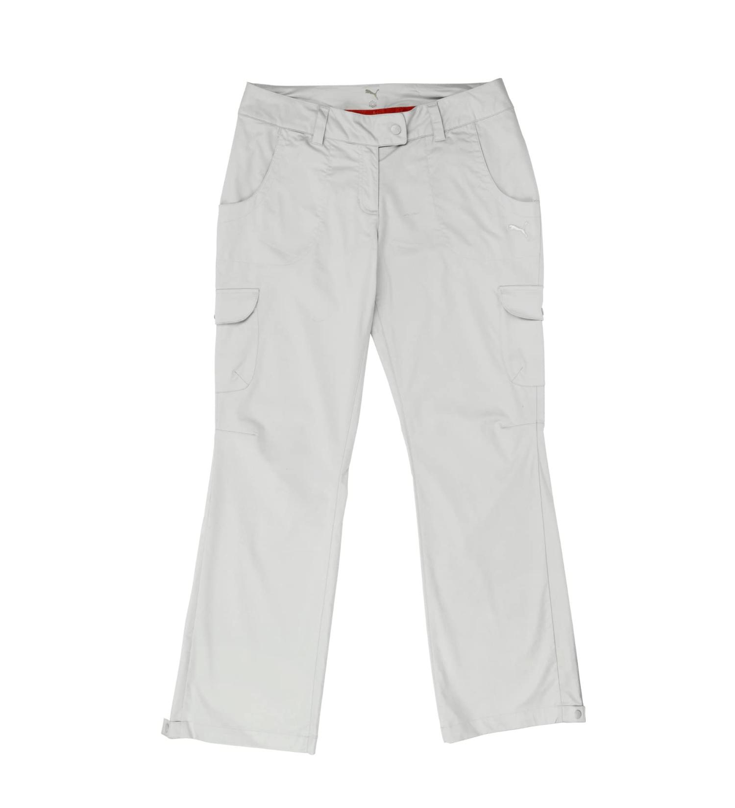 PUMA Women's Herringbone Golf Pants Trousers - Grey - Shop Now! - Buy Online on GoSupps.com