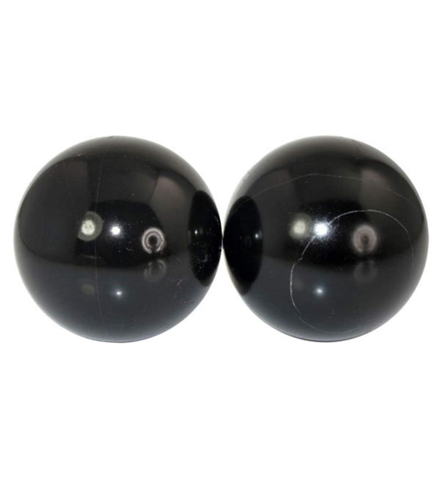 Buy Healifty Black Baoding Balls - 2-Inch Chinese Massage Balls for Hand Exercise & Wellness | International Shipping - Buy Online on GoSupps.com