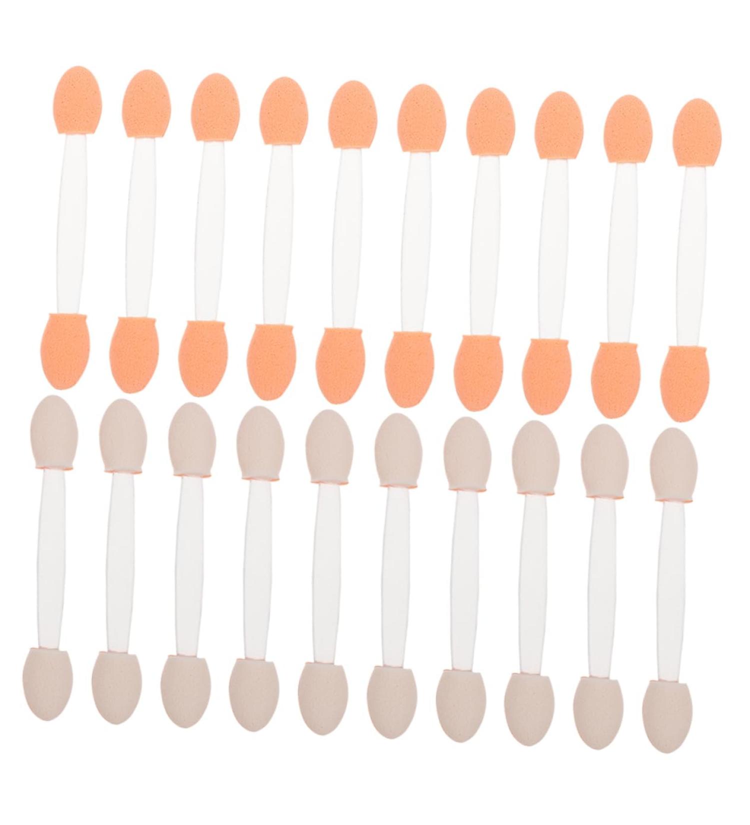 Balacoo 50pcs Two-color Eyeshadow Brush Beauty Sponges Makeup Eyeshadow Disposable Eyeshadow Sticks Make up - Buy Online on GoSupps.com