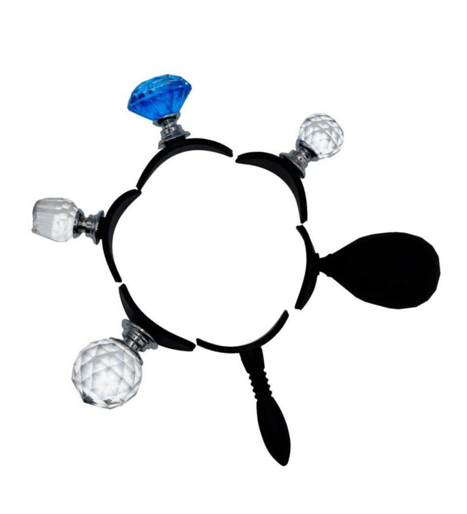 FOMIYES 1pc Silica Eye Tool Portable Silicone Shadow Stamp Eyeshadow Black Makeup Lazy Practical 7*5cm As Shown - Buy Online on GoSupps.com