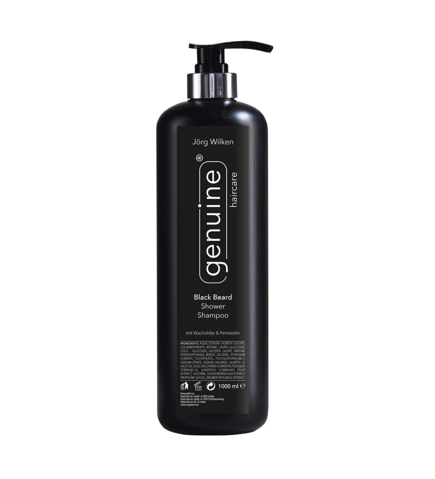 genuine haircare Black Beard Shampooing Douche 1000 ml