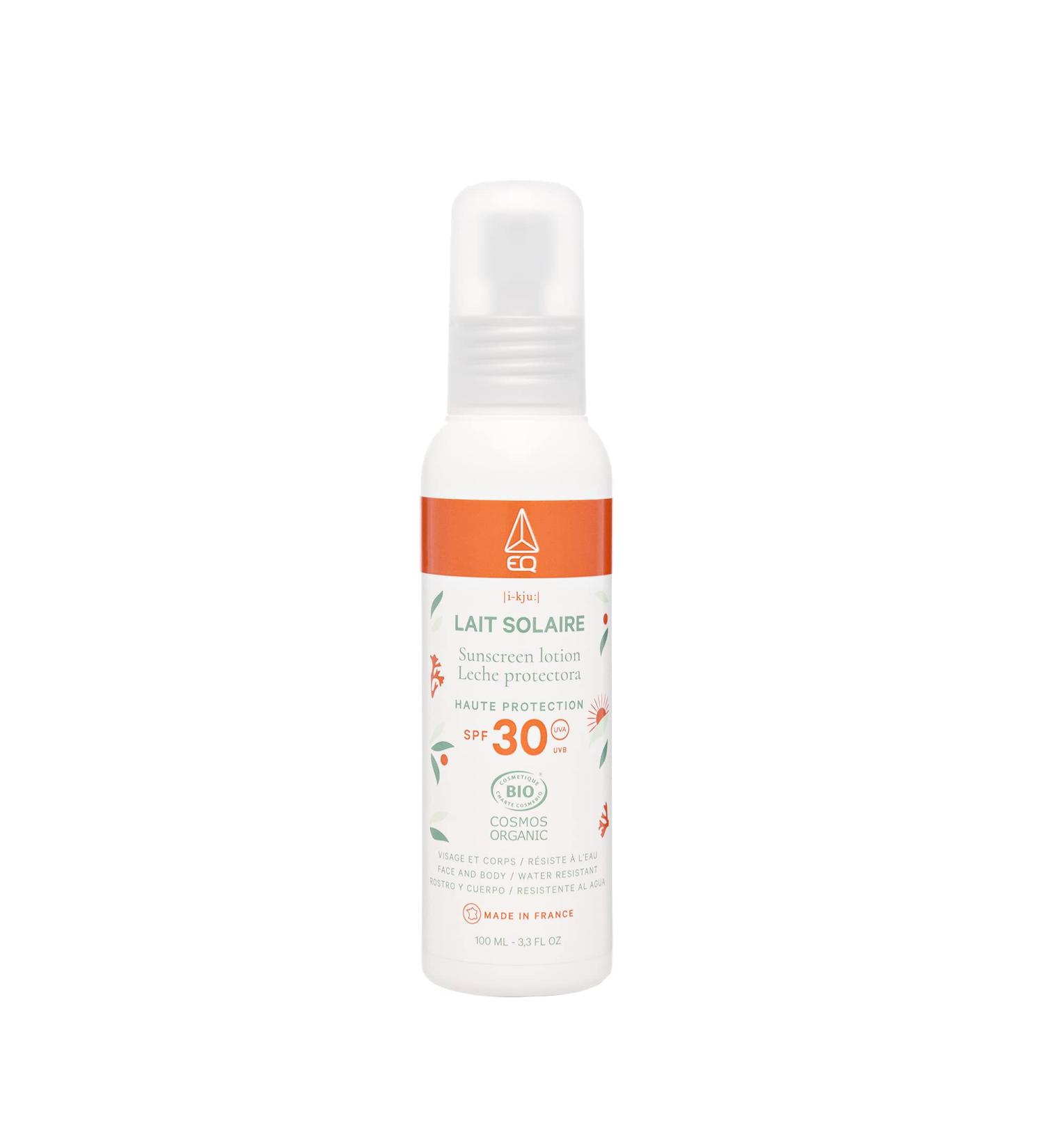 EQ Sun Milk SPF30-100 ml High Sun Protection Certified Organic by Ecocert - Buy Online on GoSupps.com