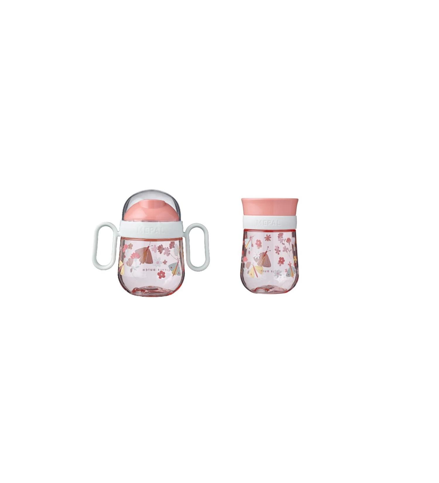 Buy MEPAL MIO 360 Drinking Cup Set | Leak-Proof & Dishwasher Safe | Baby & Toddler Drinking Solutions - Flowers & Butterflies Design - Buy Online on GoSupps.com