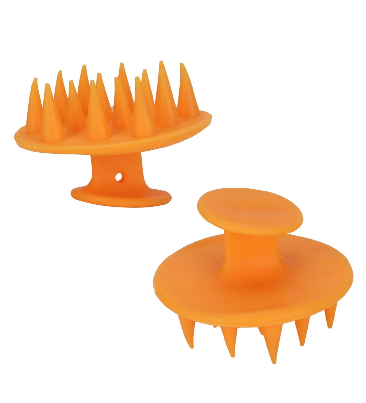 2pcs Scalp Massager Brush for Men & Women - Wet/Dry Dandruff Removal Shampoo Brush - Buy Online on GoSupps.com