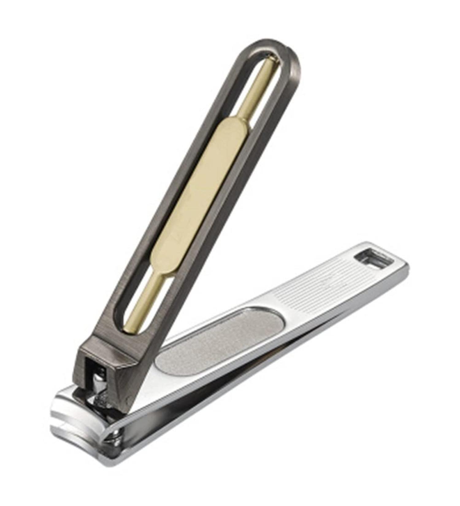 SVAASA Nail Clippers Flat Head Fingernail Thicken Carbon Steel Trimmer Professional Adult Cutter Toenail Large Nail Clippers Ergonomic Manicure Tool - Buy Online on GoSupps.com