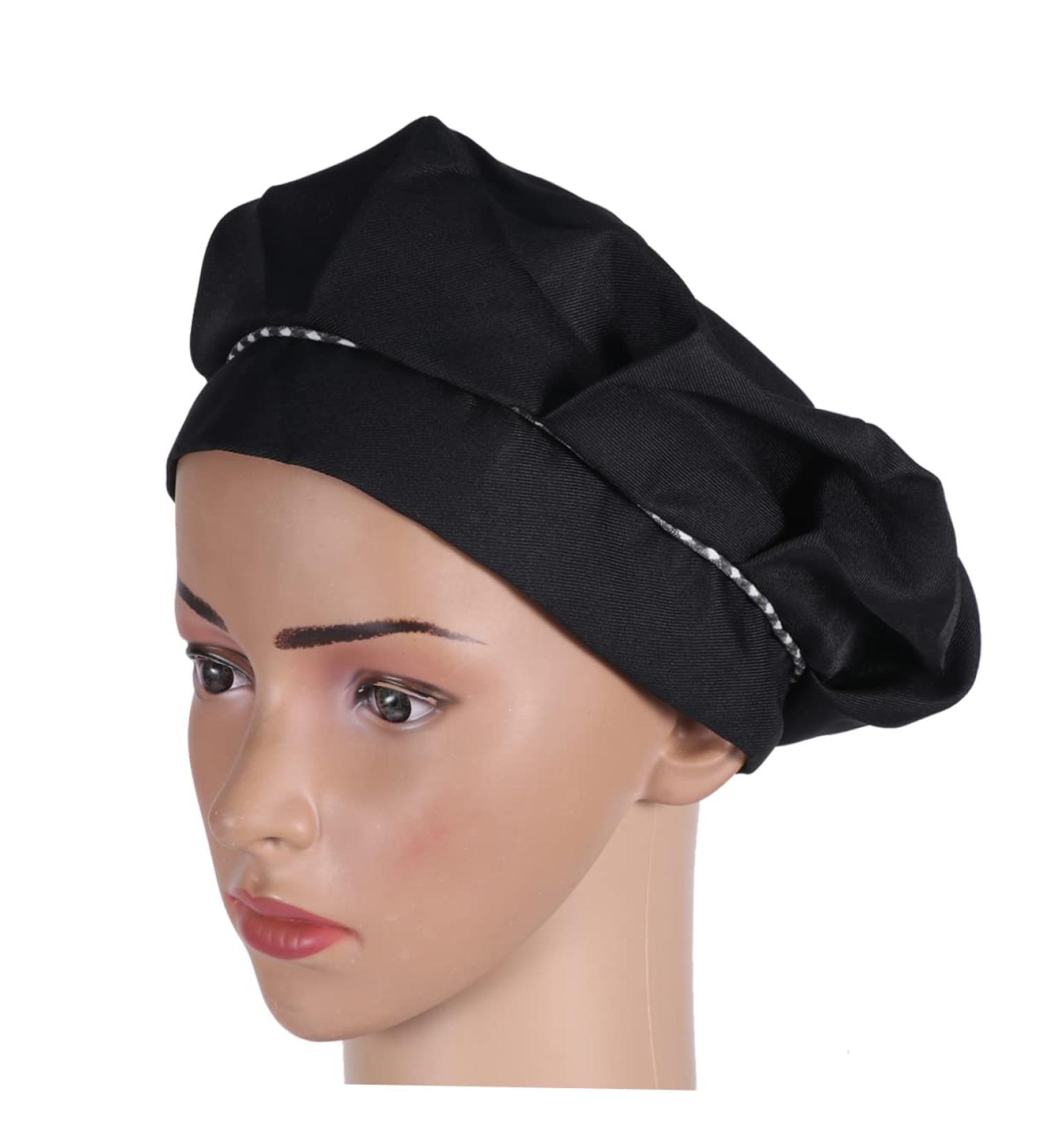 ABOOFAN 1pc Child Chef Hat White/Black Adjustable Toddler Red Christmas Baking Supplies 25X25X10CM Black - Buy Online on GoSupps.com