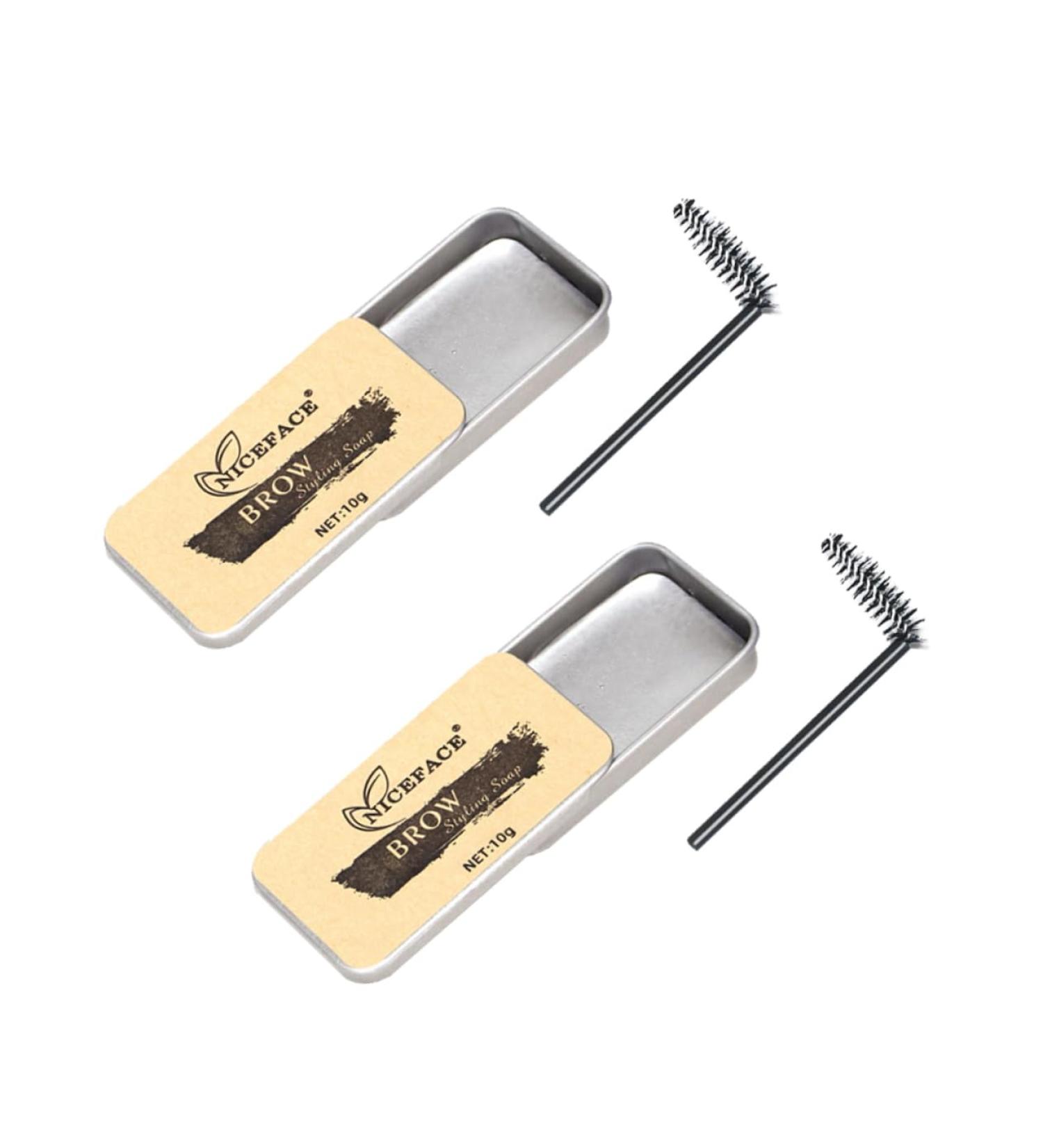 Beavorty Brow Shaping Soap Eyebrow Cream 2 Sets Safe Tasteless Lasting Colorless Eyebrow Setting Soap Eyebrow Styling Soap Brow Styling Cream - Buy Online on GoSupps.com