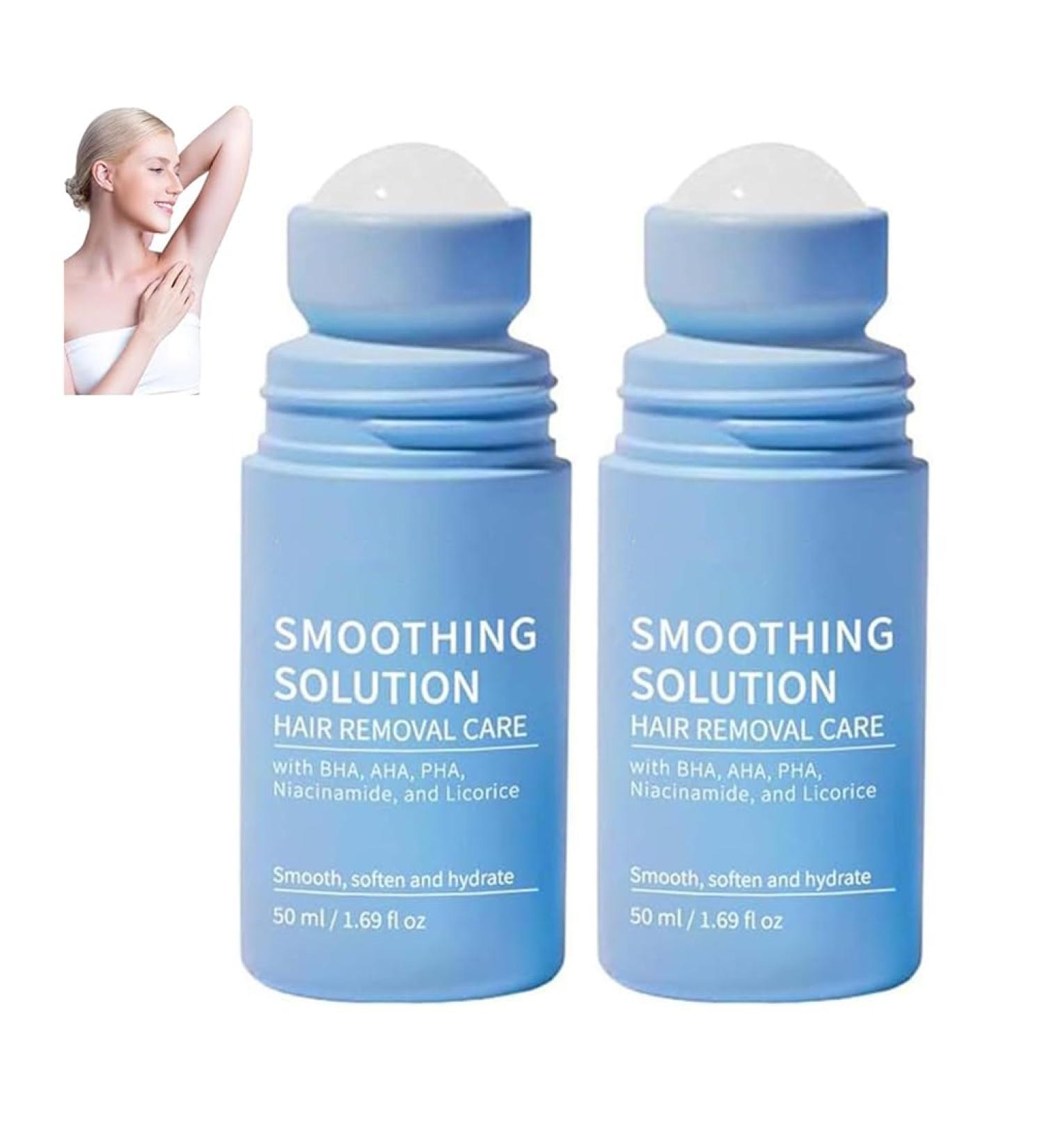  HADAVAKA After Shave Soothing Roll-On Serum Unclogs Pores Post-Shave & Waxing Care for all Kind Skin Type Gently Cleanses Armpits Moisturizing and Skin Soothing Serum For Body Back Leg (2PCS) - Buy Online on GoSupps.com