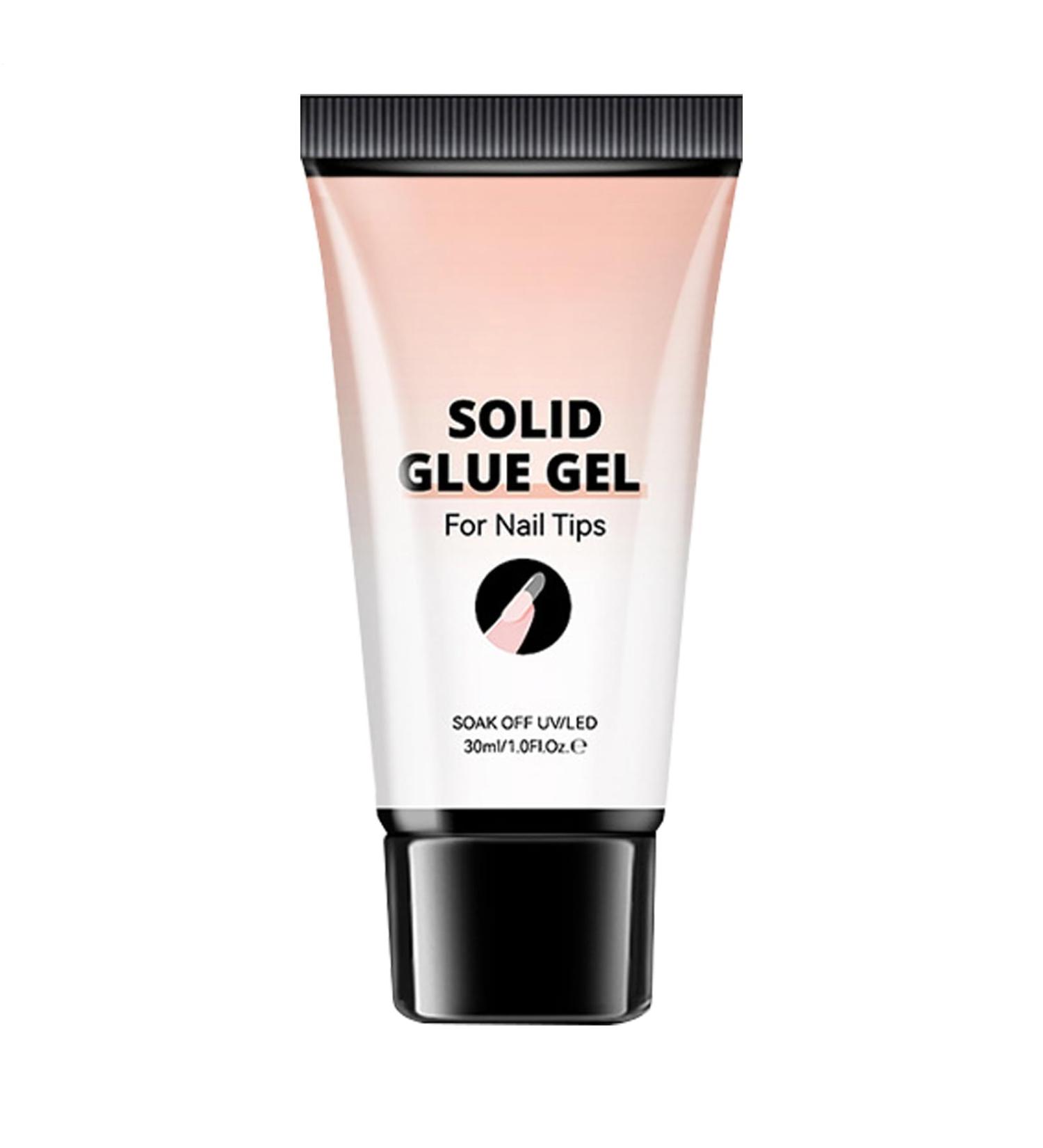 Krmoau Nail Glue Gel Nail Glue Strong 30ml Long Lasting Adhesion Strong Adhesion 3D Non Stick Nail Art Gel Nail Glue for Salon and Home - Buy Online on GoSupps.com