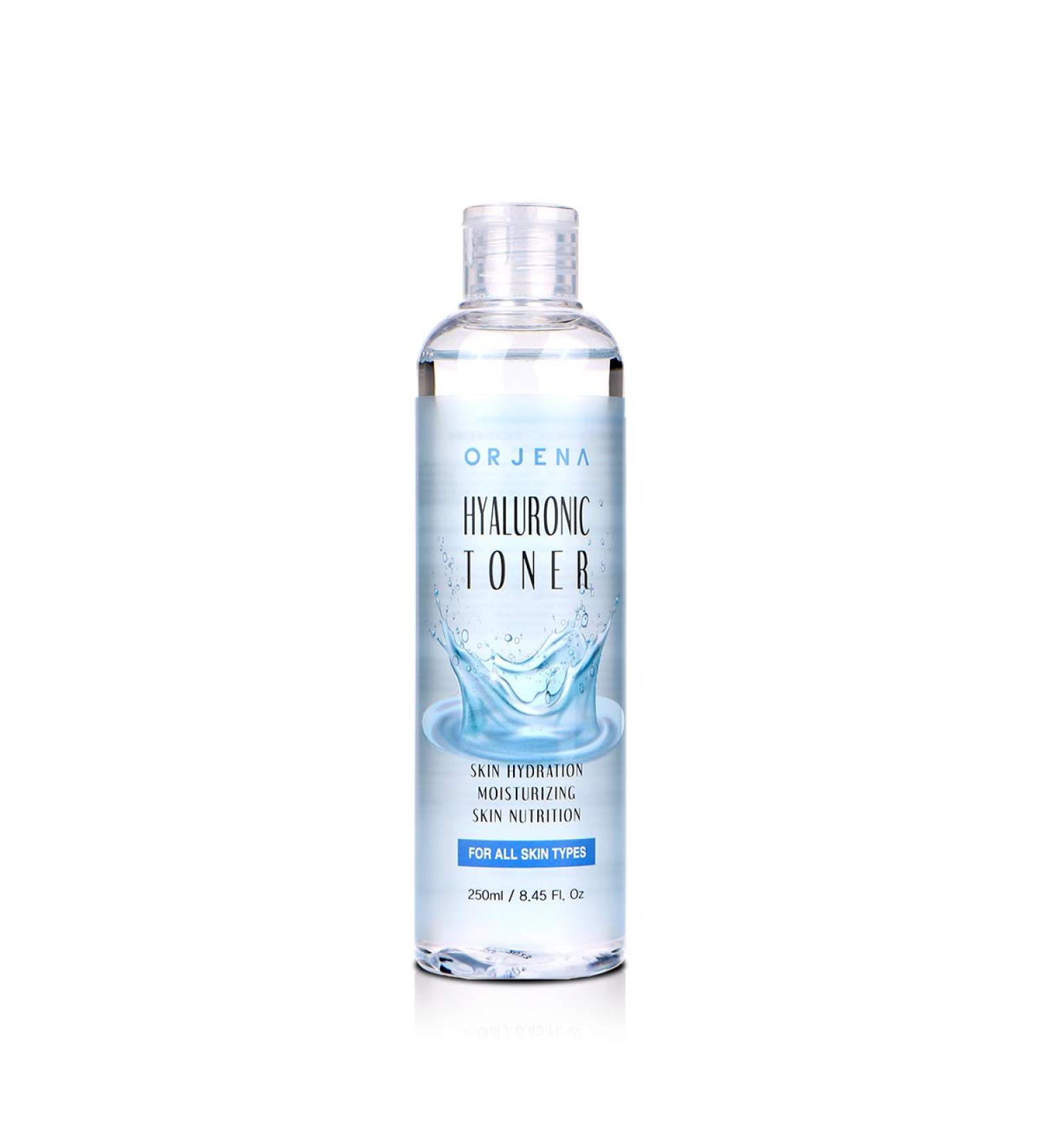 ORJENA Hyaluronic Toner - Skin Hydrating Moisturizing Nourishing - For All Skin Types 250ml Net Wt - Buy Online on GoSupps.com