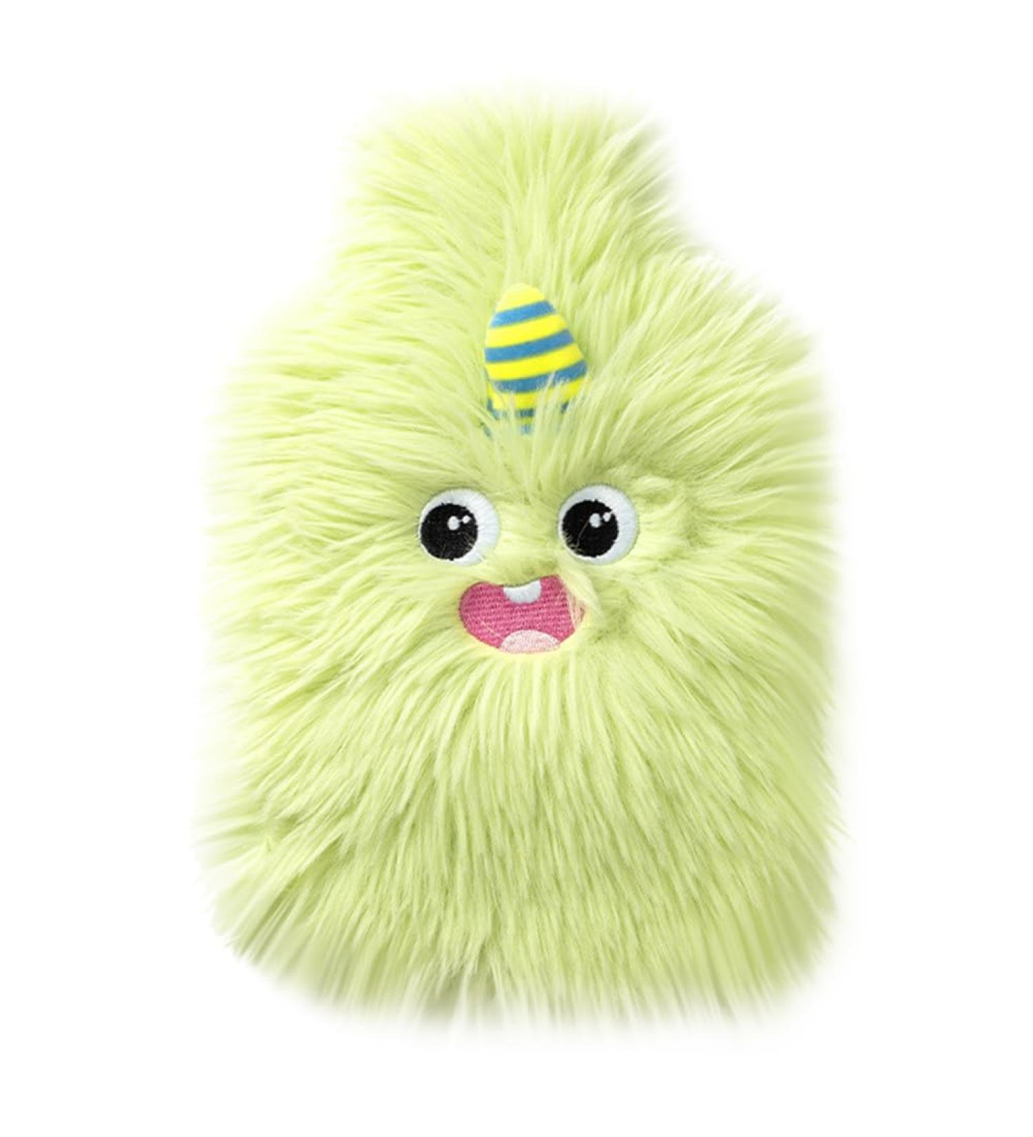 850ml Hot Water Bottle with Cozy Soft Cover - Pain Relief & Gift Idea for Family Friends & Kids - Green Plush Design - Buy Online on GoSupps.com